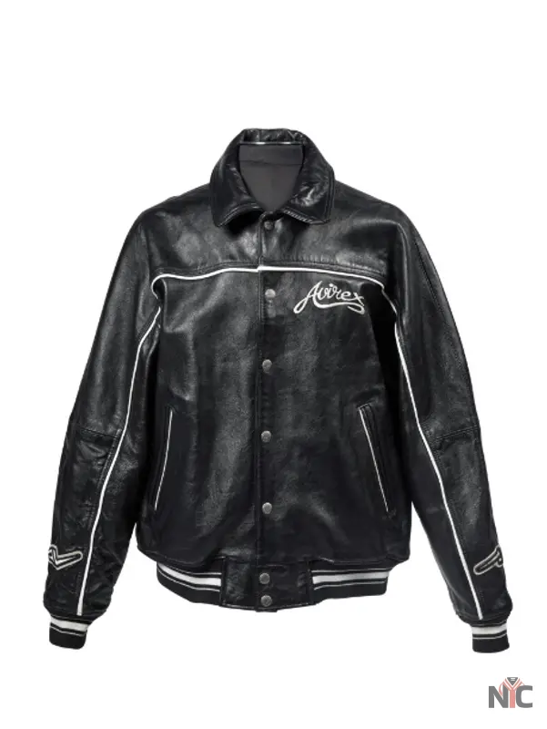 Bad Boy Records Leather Varsity Jacket