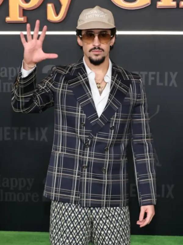 Bad Bunny Happy Gilmore 2 NYC Premiere Blazer