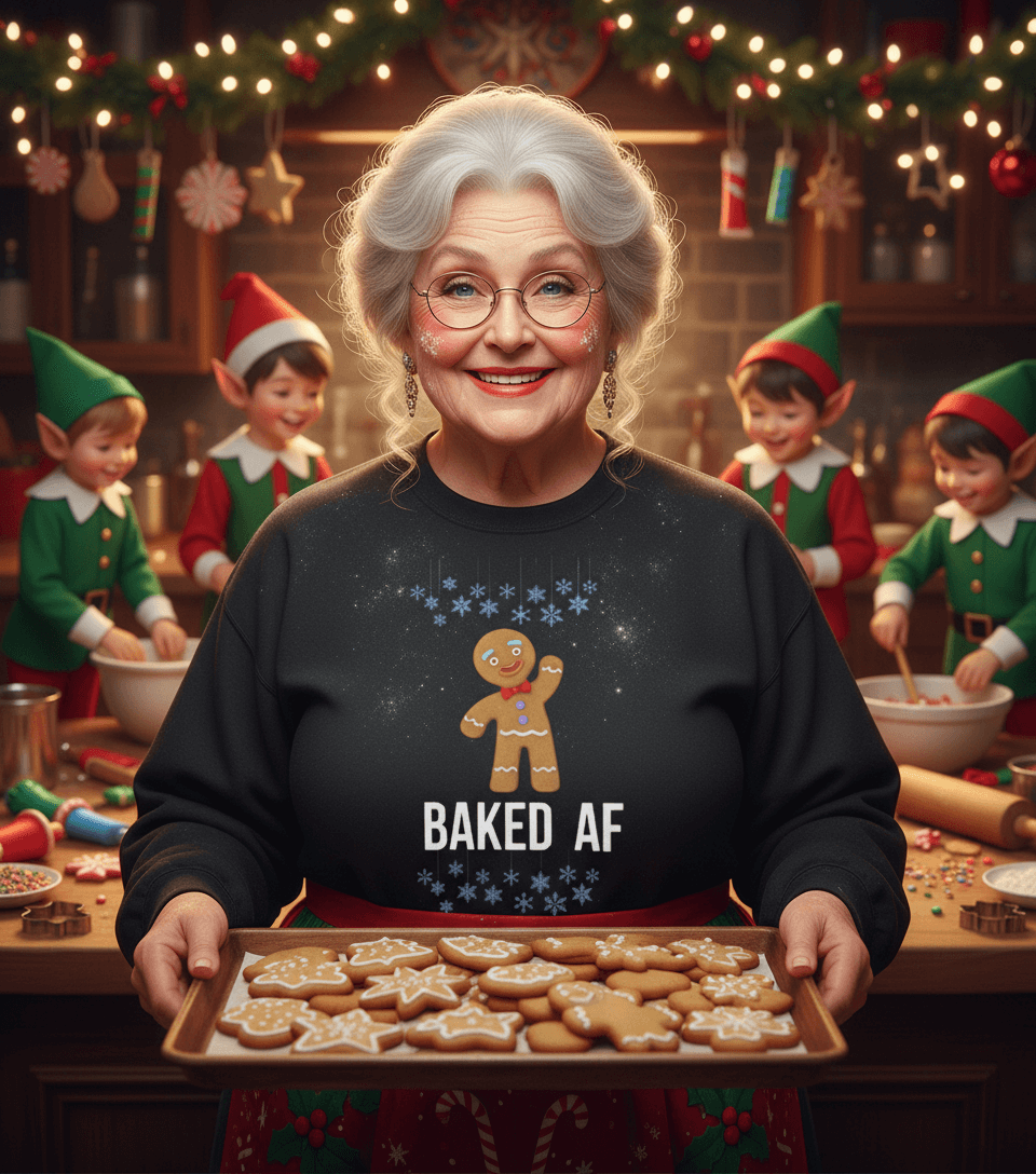 Baked AF Sweatshirt - 4LibertyShop.com