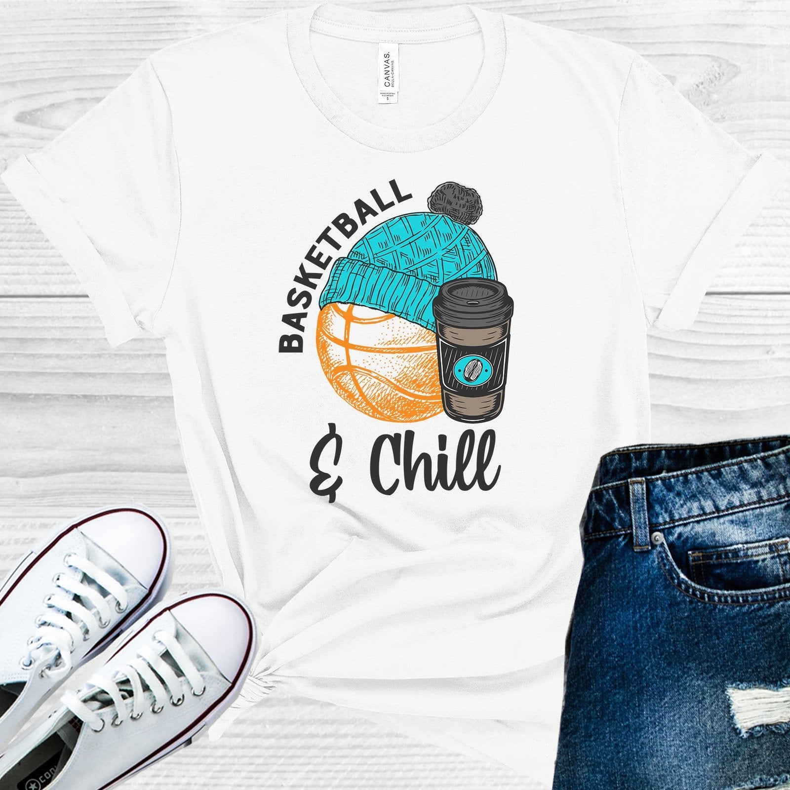 Basketball &amp;amp; Chill Graphic Tee