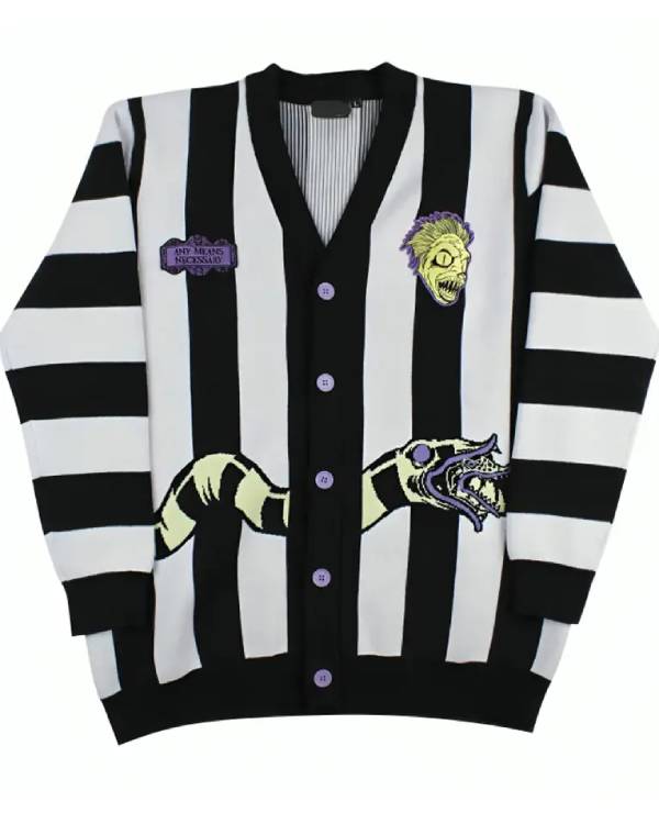 Beetlejuice Cardigan