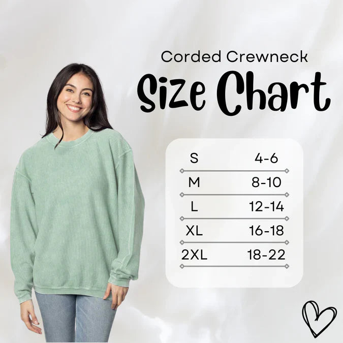 Comfy Corded Crewneck