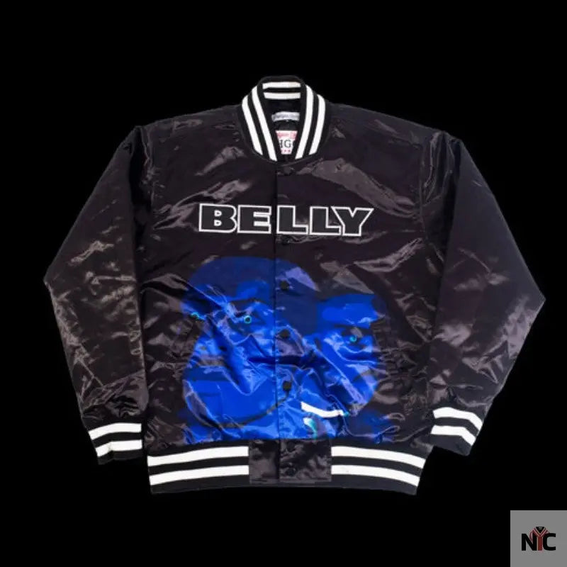 Belly Black Satin Jacket