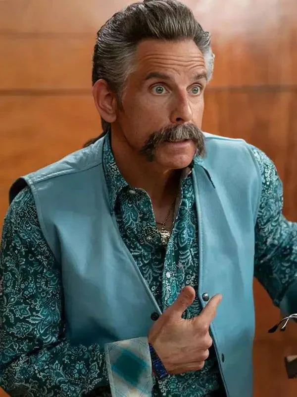 Ben Stiller Happy Gilmore 2 Blue Vest