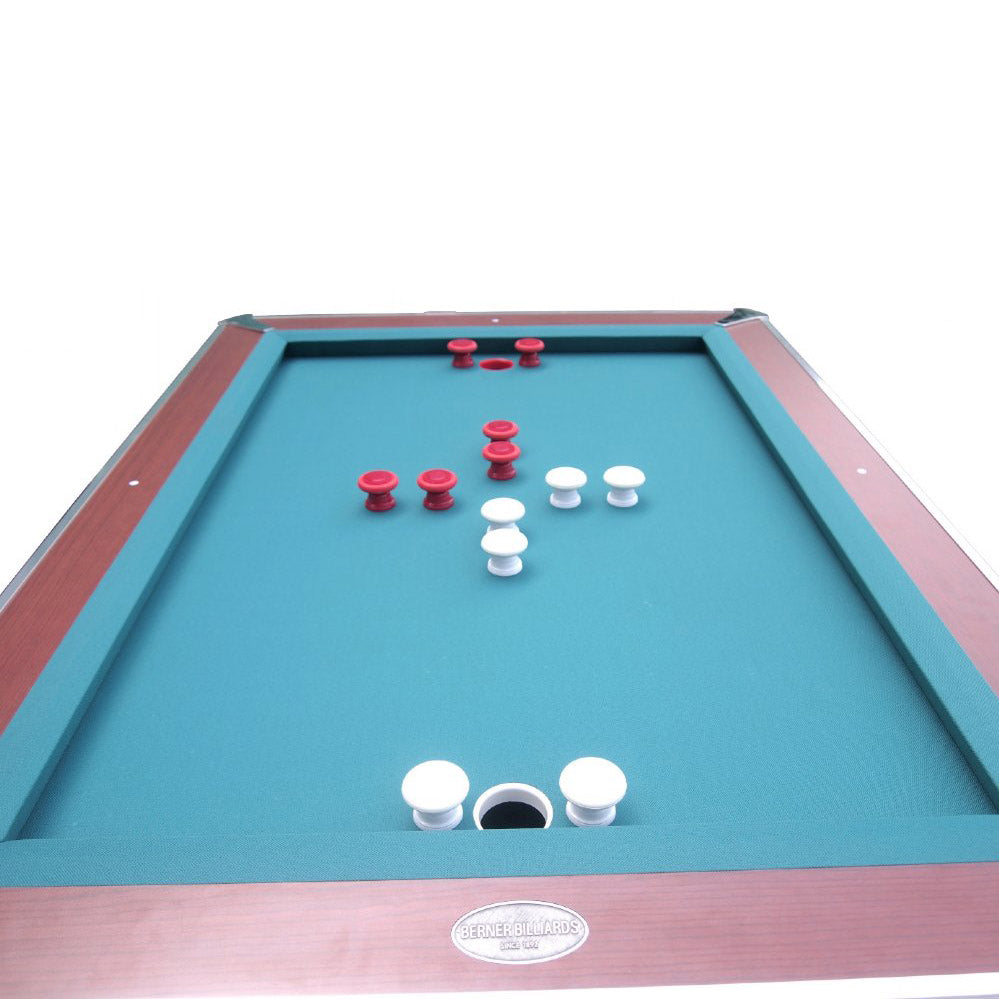 "The Brickell" Pro Solid Wood Slate Bumper Pool Table by Berner Billiards