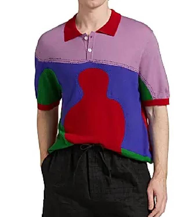 Beyond the Gates Jaden Lucas Miller Colorblock Polo Shirt