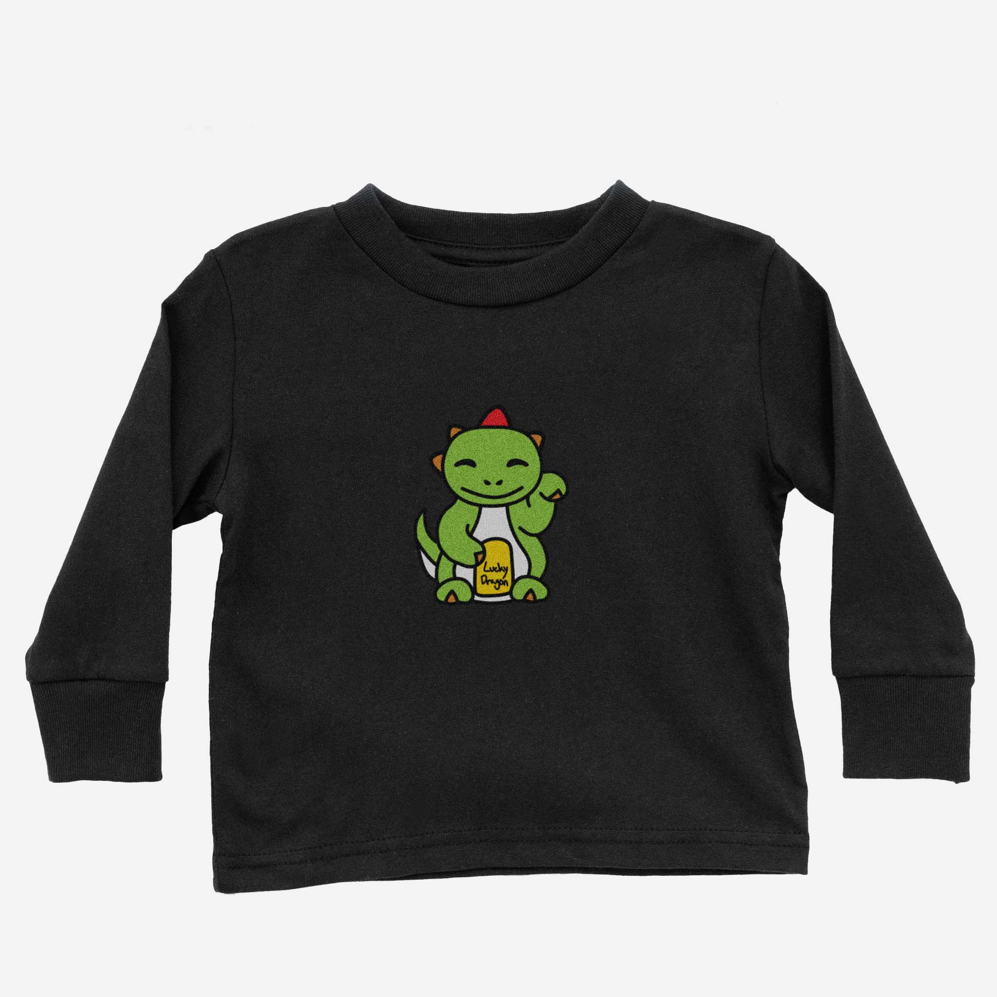 Big Lucky Dragon Long Sleeve Shirt (Toddler)
