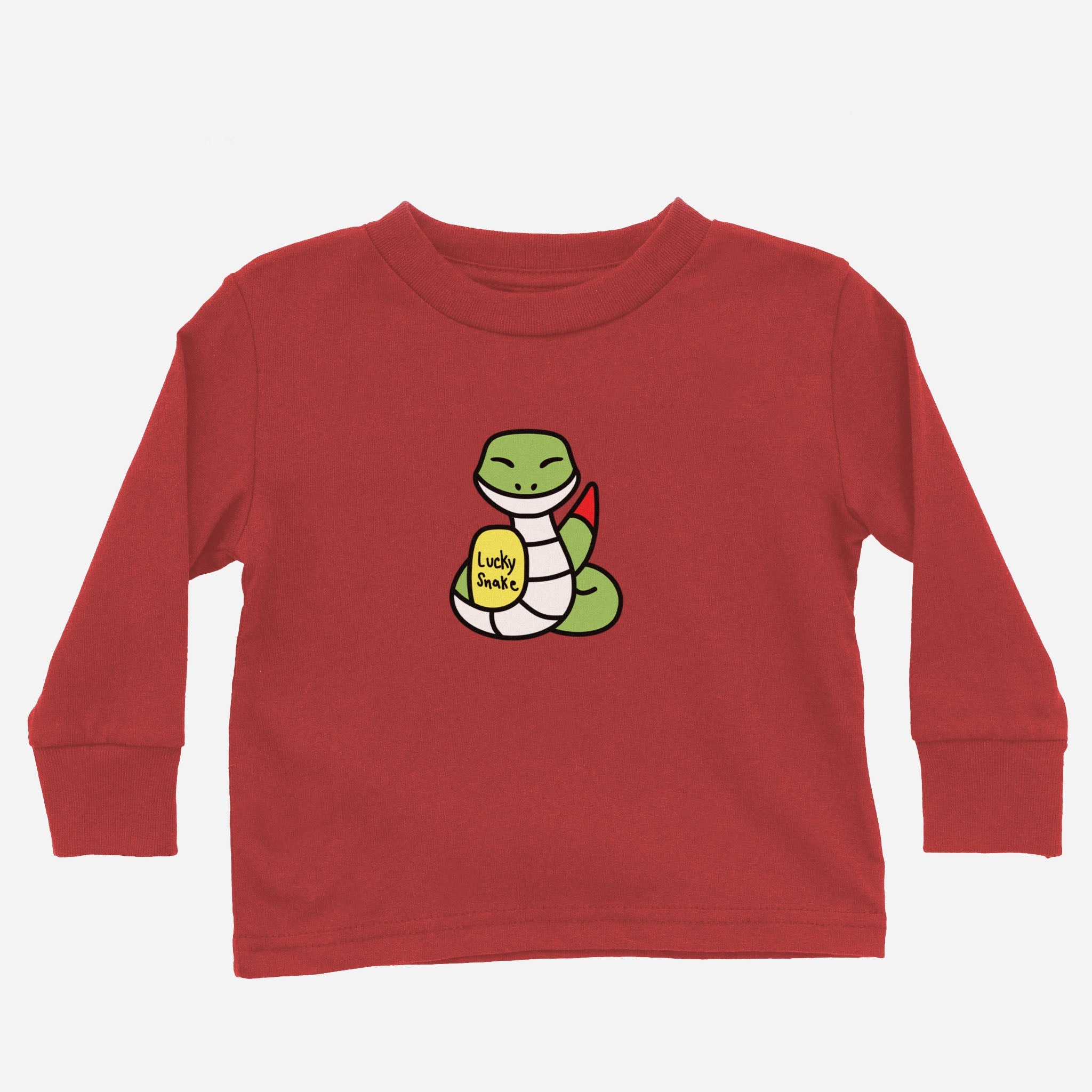 Big Lucky Snake Long Sleeve Shirt (Toddler)