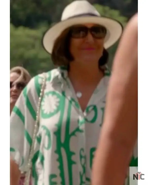 Billion Dollar Playground Green &amp;amp; White Print Playsuit