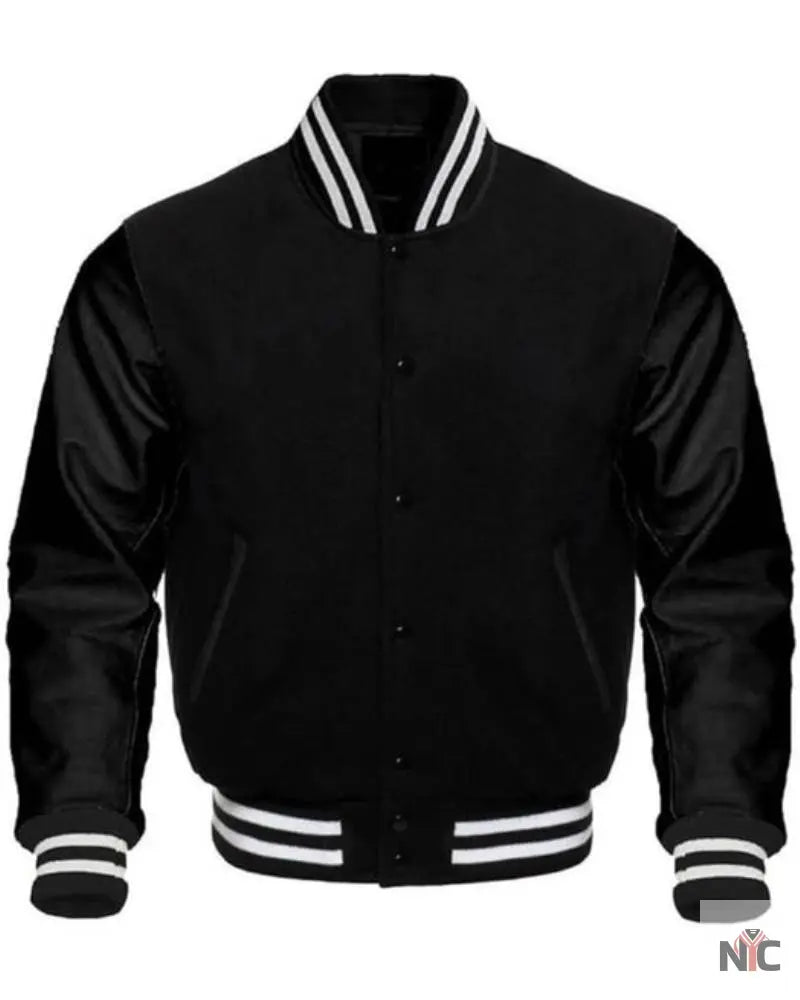 Black Varsity Jacket