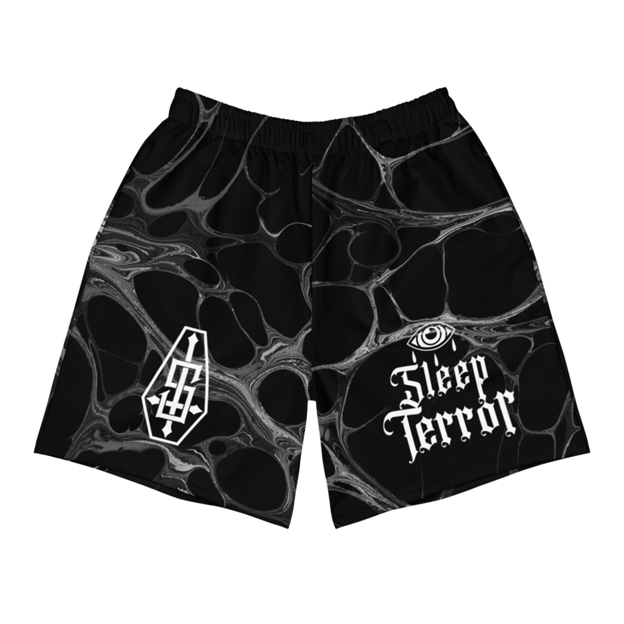 Black Acid Men&amp;#39;s Gym Shorts