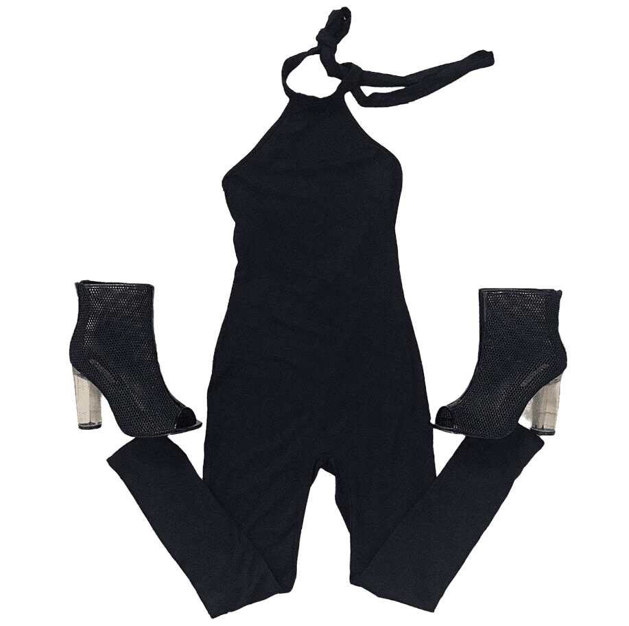 Halter Jumper -Black