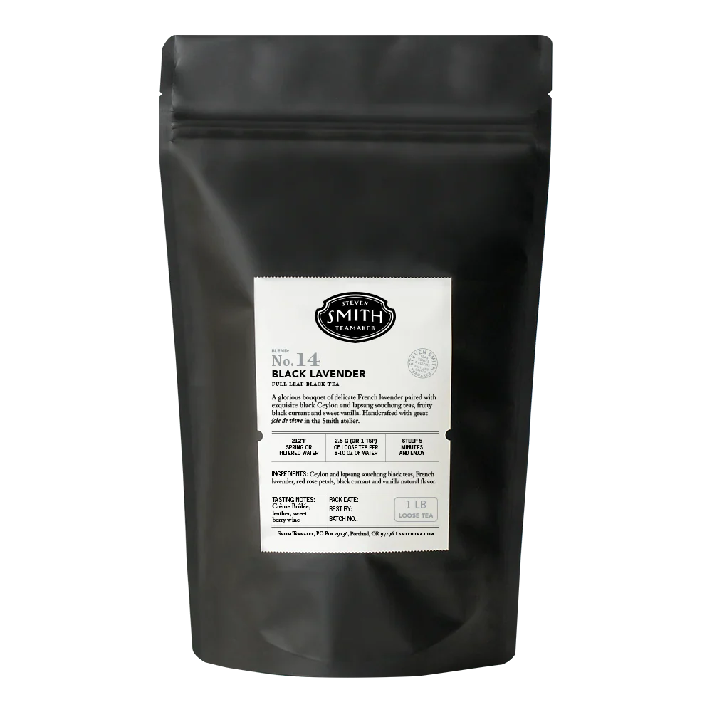 SMITH TEAMAKER - BLACK LAVENDER BLACK TEA BLEND NO. 14 (LOOSE LEAF, 1 LB)