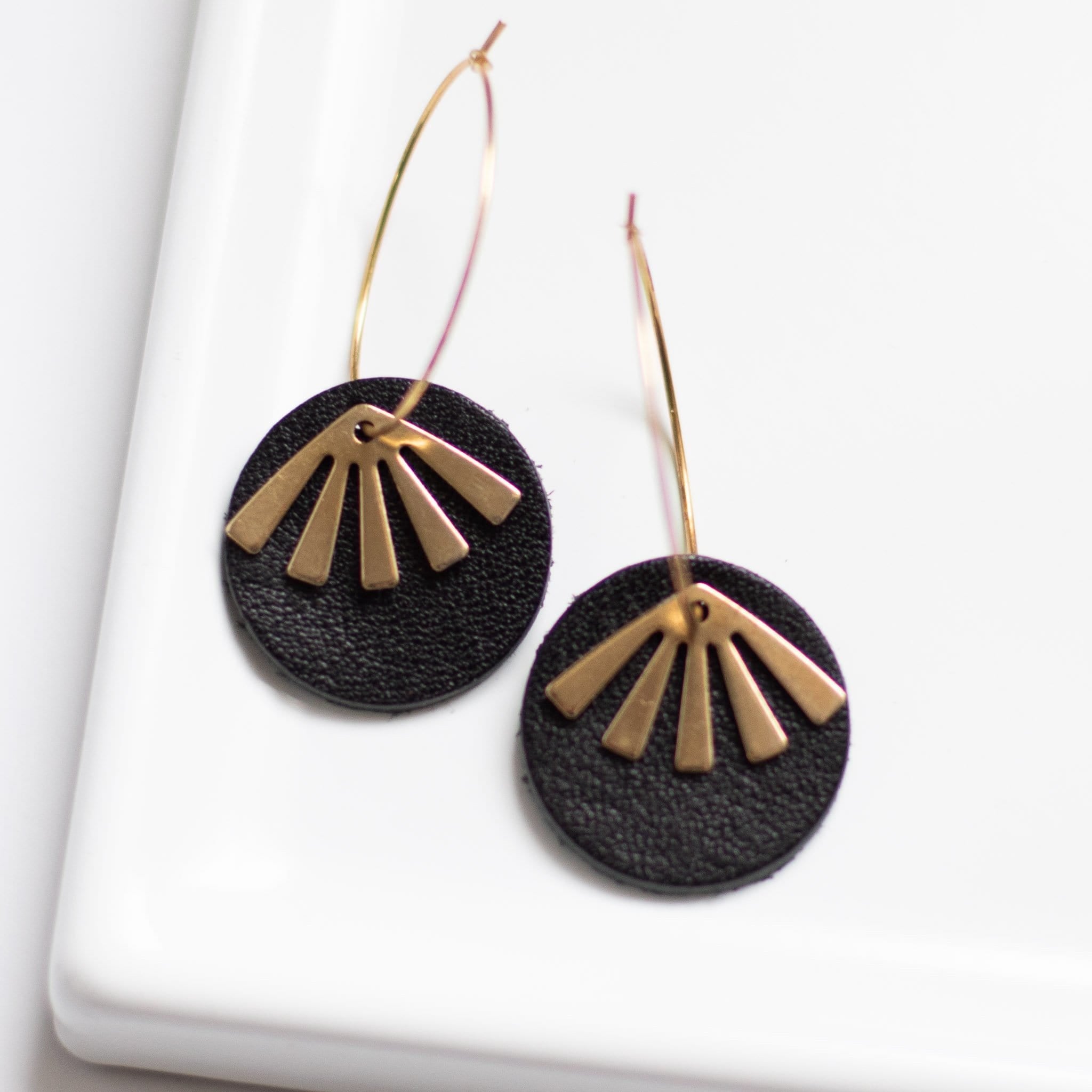 Black Oakleigh Earrings