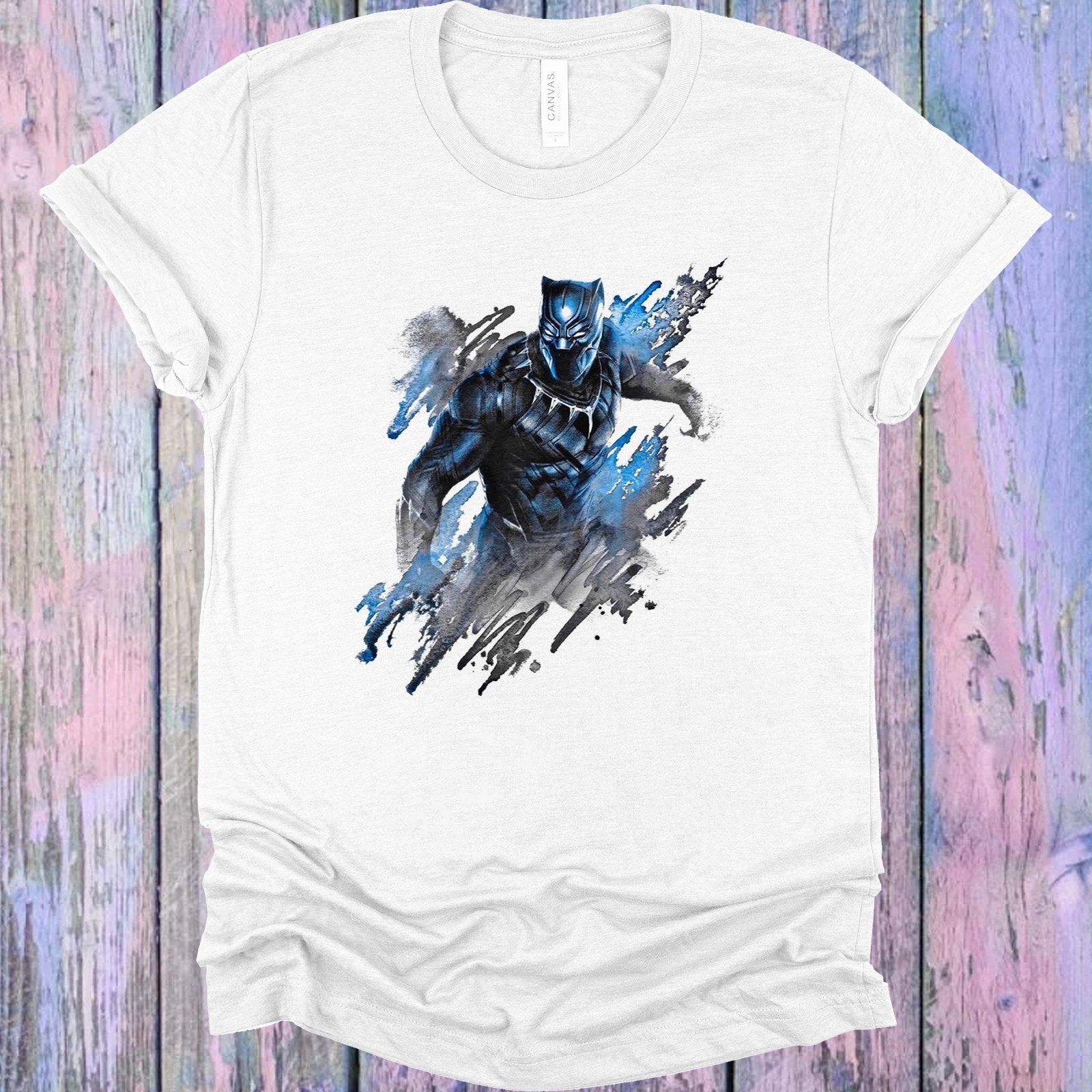 BLACK PANTHER WATERCOLOR GRAPHIC TEE