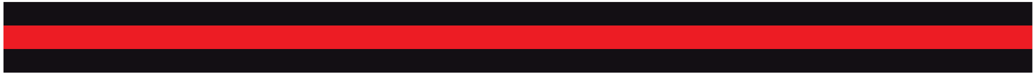 BLACK &amp;amp; RED TRIPLE STRIPE REFLECTIVE HELMET TRIM