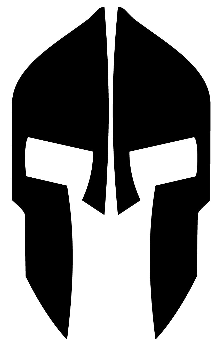 SPARTAN REAR HELMET REFLECTIVE HELMET DECAL