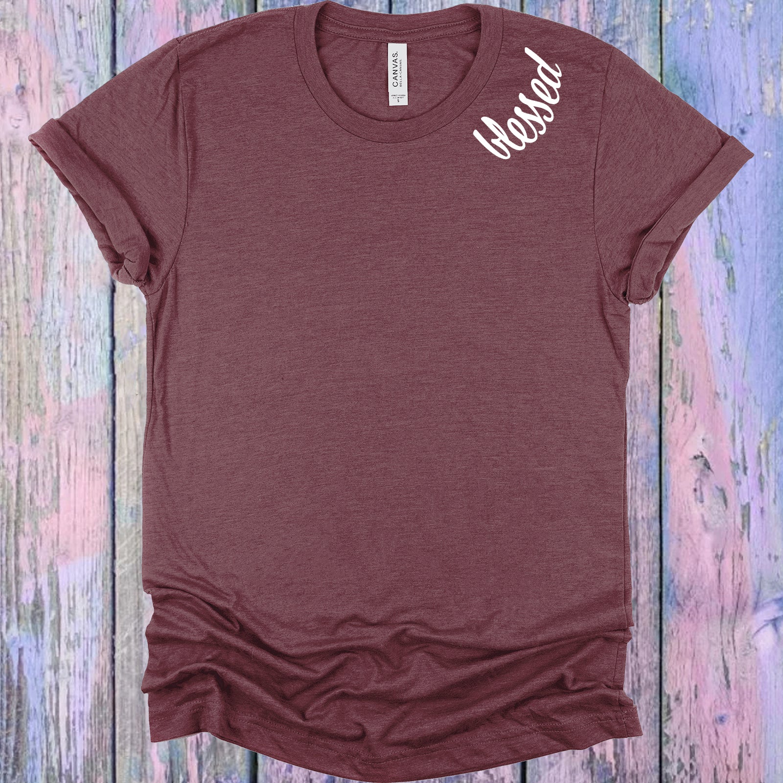 Blessed Collar Graphic Tee