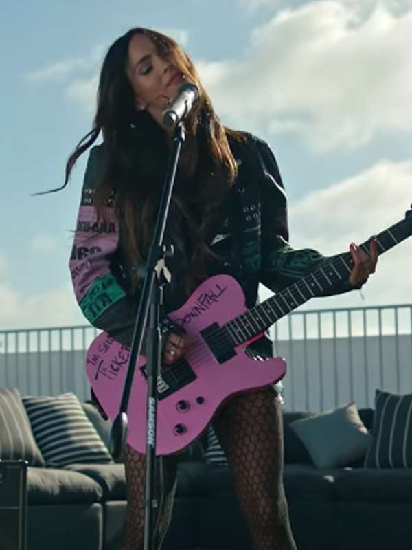 Bloody Valentine Megan Fox Black Leather Biker Jacket