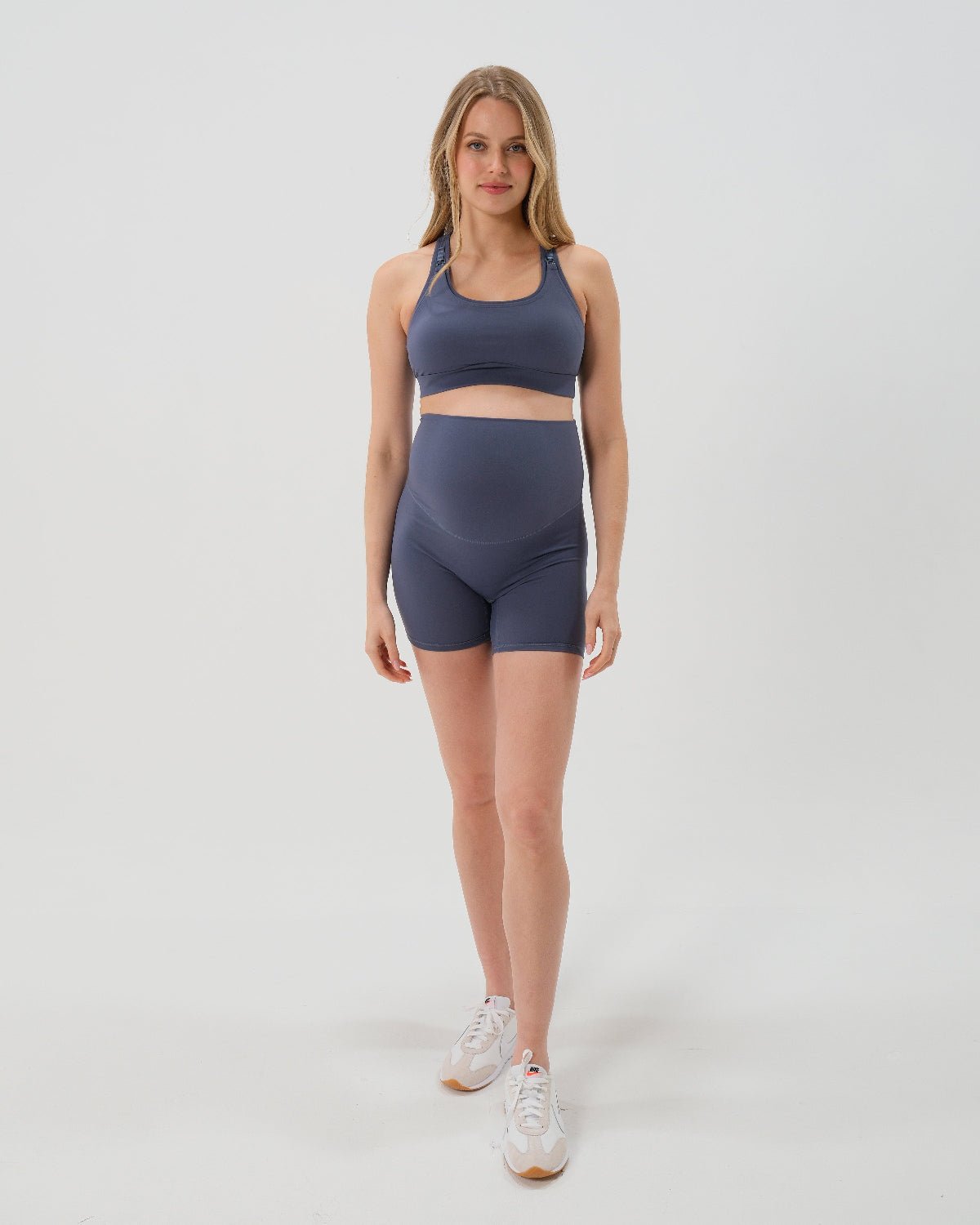 AXK CORE Maternity Bike Short - Blue