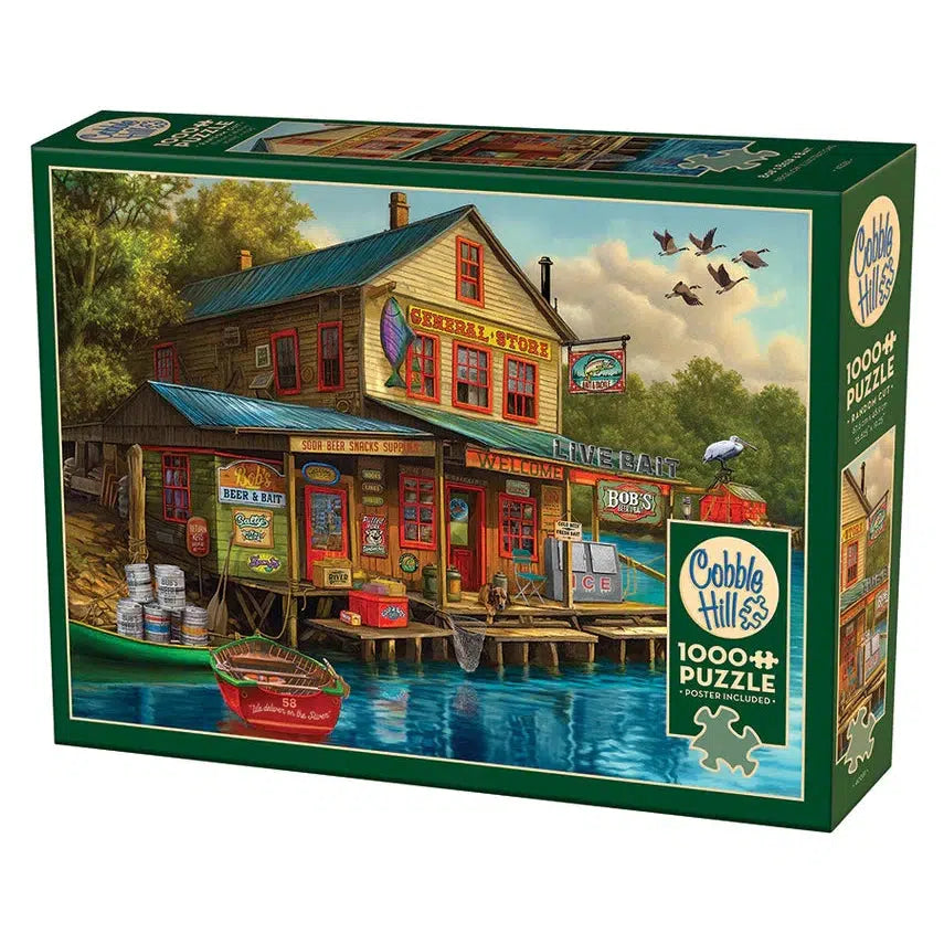 Bob&amp;#39;s Beer &amp;amp; Bait 1000 Piece Jigsaw Puzzle Cobble Hill