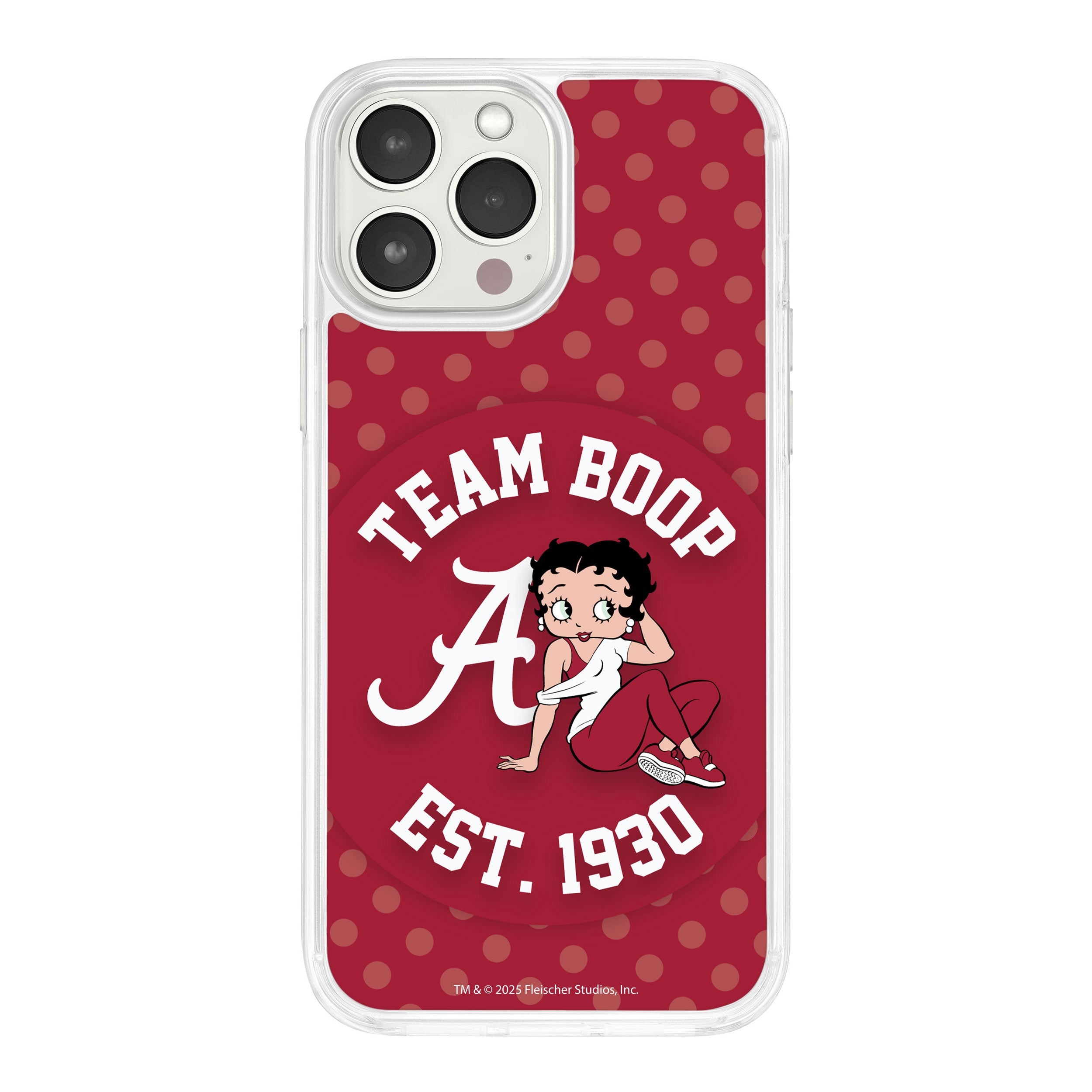 Alabama Crimson Tide X Betty Boop HD Apple iPhone 14 Mag-Safe Phone Case