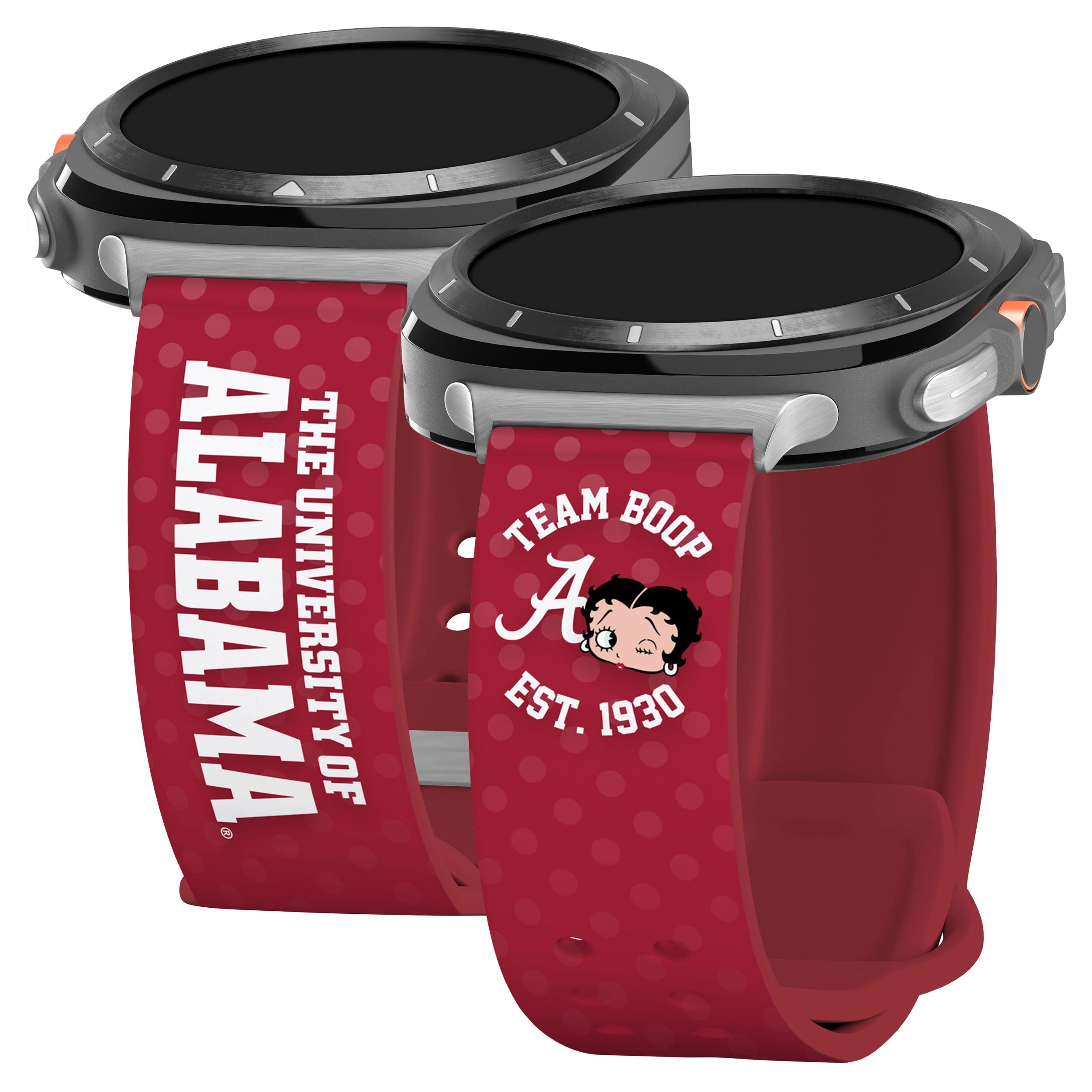 Alabama Crimson Tide X Betty Boop HD Samsung Galaxy Watch Ultra Watch Band