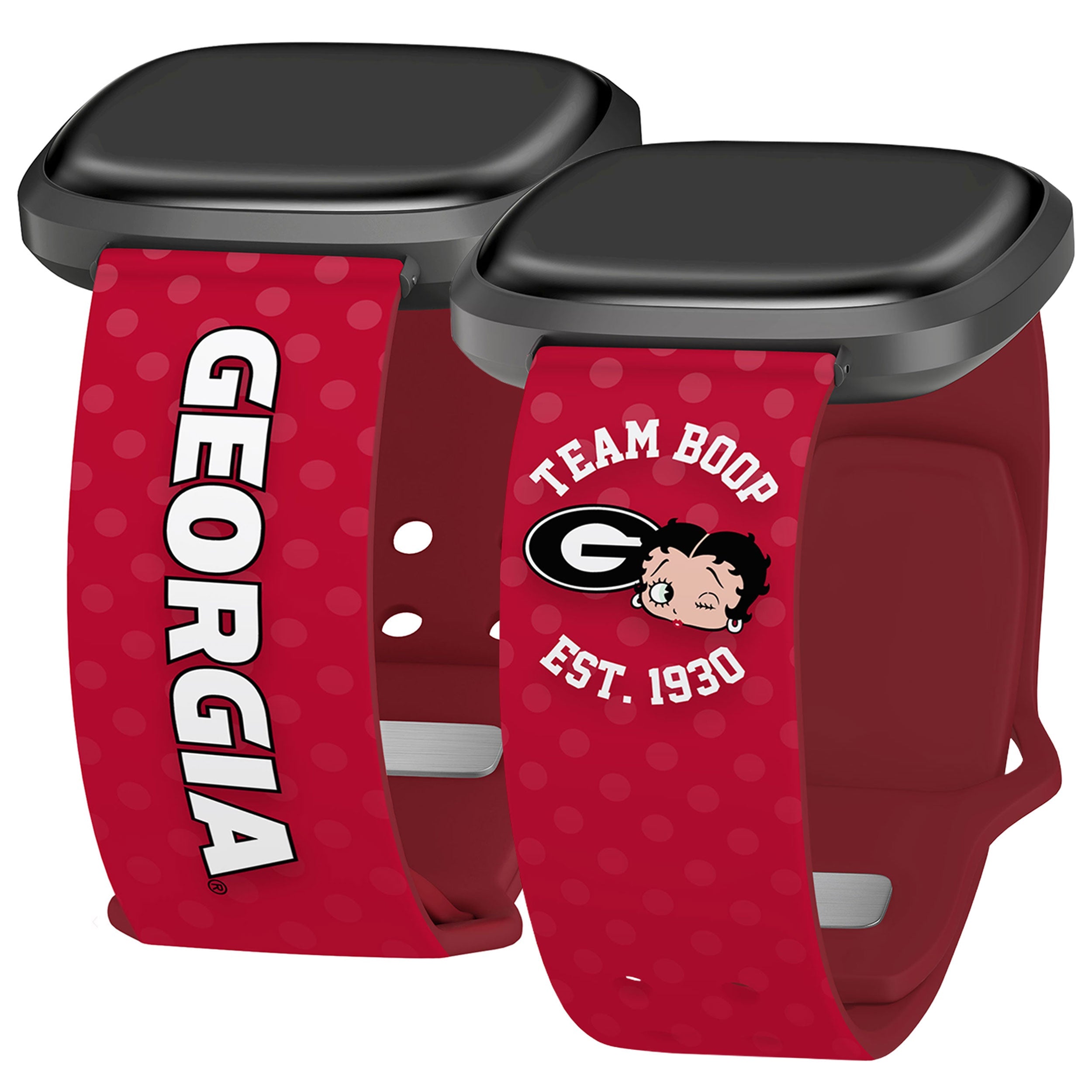 Georgia Bulldogs X Betty Boop HD Fitbit Versa 3 &amp;amp; Sense Watch Band