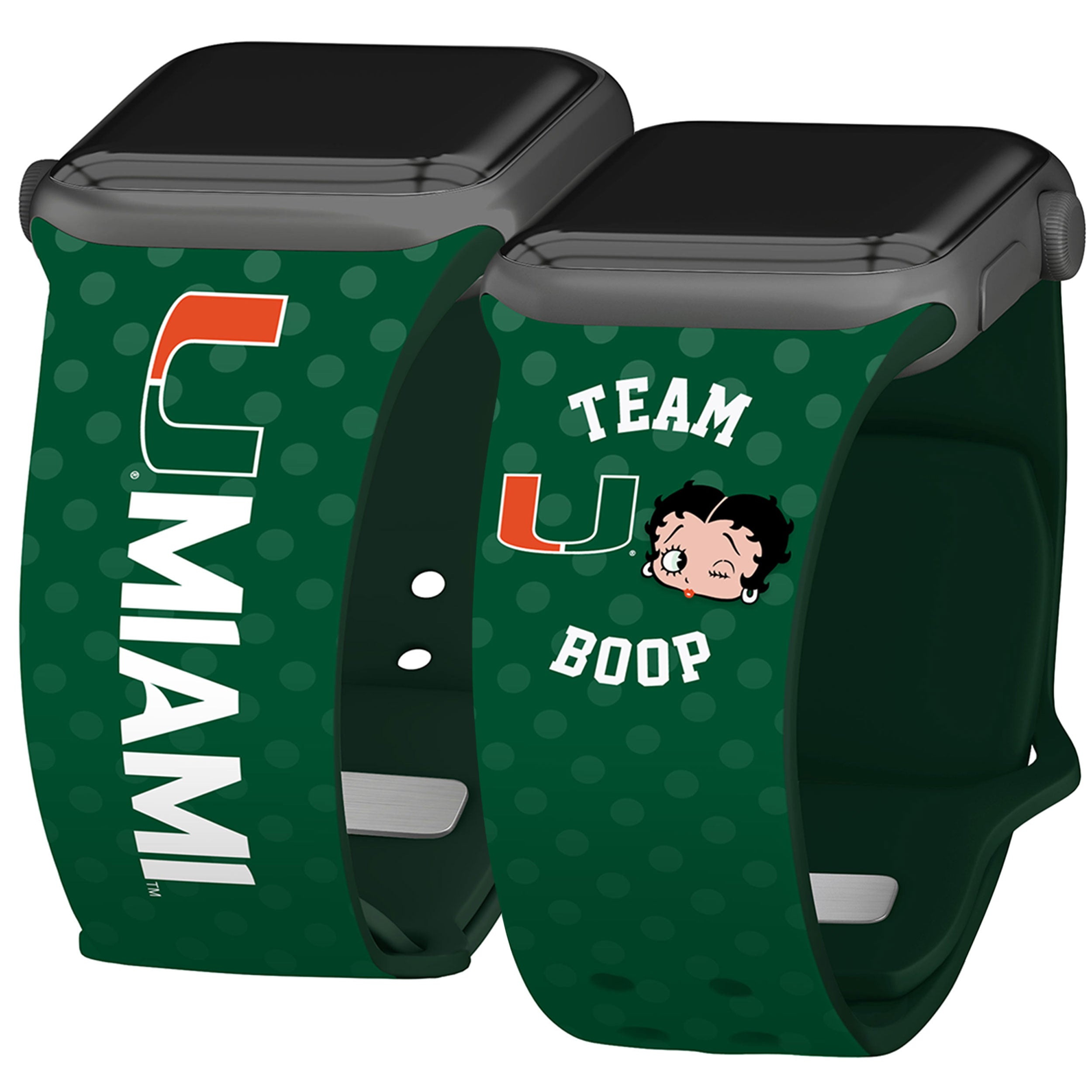 Miami Hurricanes X Betty Boop HD Apple Watch Band