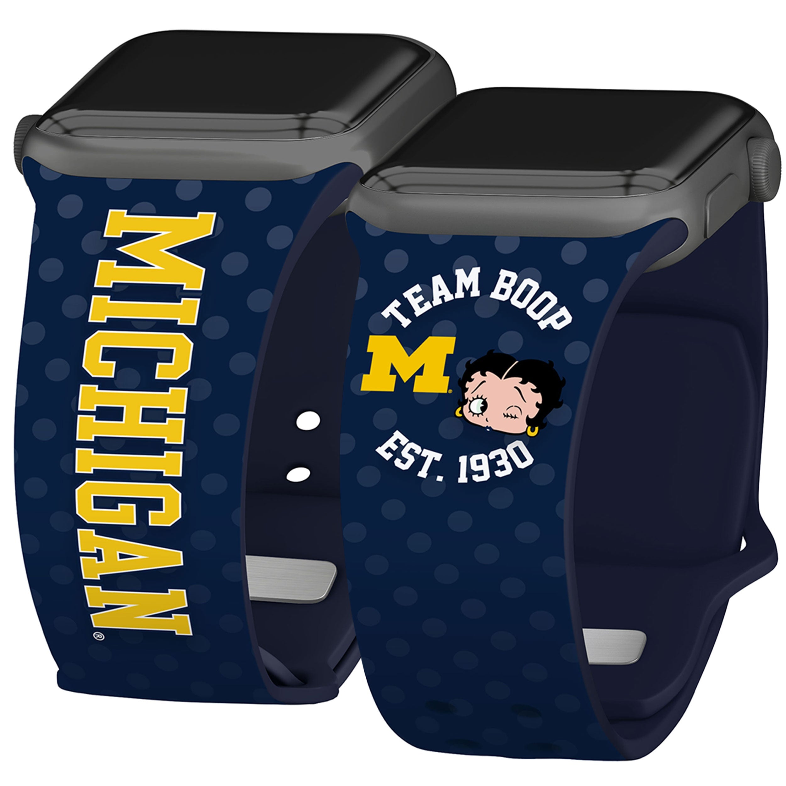 Michigan Wolverines X Betty Boop HD Apple Watch Band