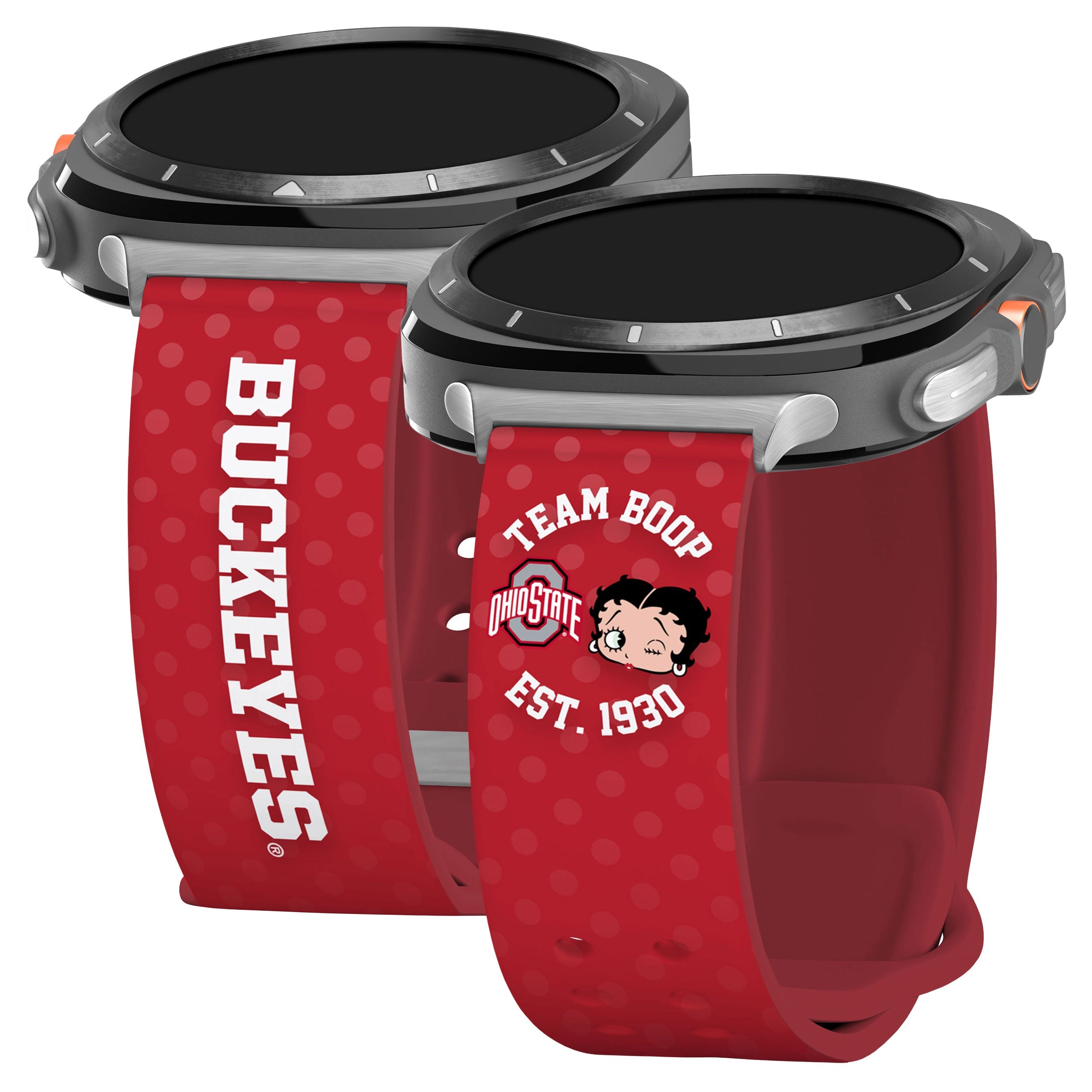 Ohio State Buckeyes X Betty Boop HD Samsung Galaxy Watch Ultra Watch Band