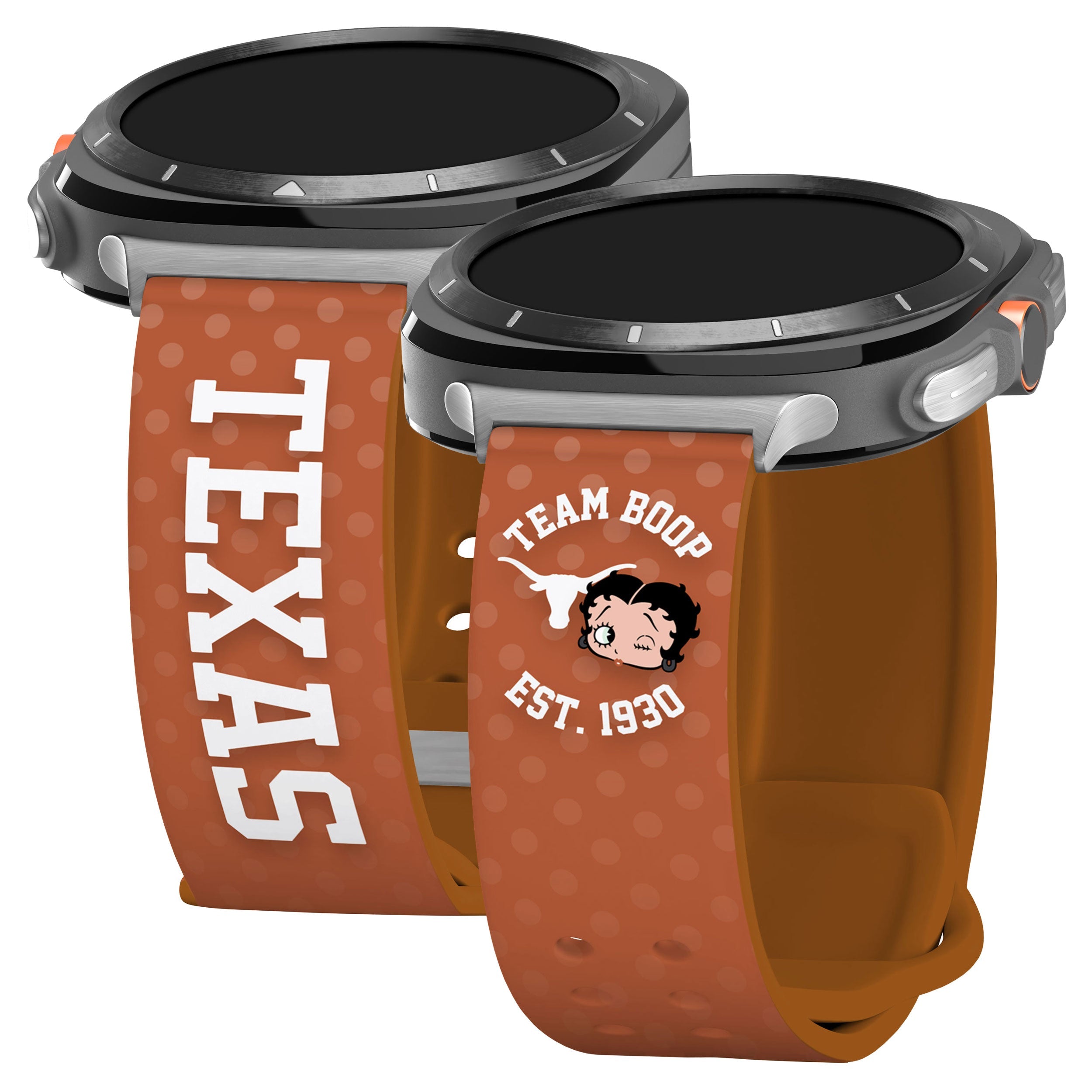Texas Longhorns X Betty Boop HD Samsung Galaxy Watch Ultra Watch Band