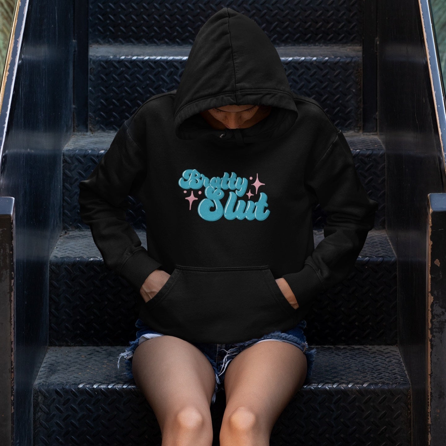 Bratty Slut Pleasure Kink Unisex Heavy Blend Hoodie Sweatshirt