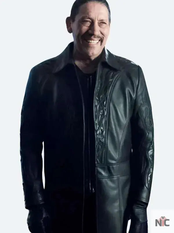 Breacher The Flash S04 Black Leather Coat