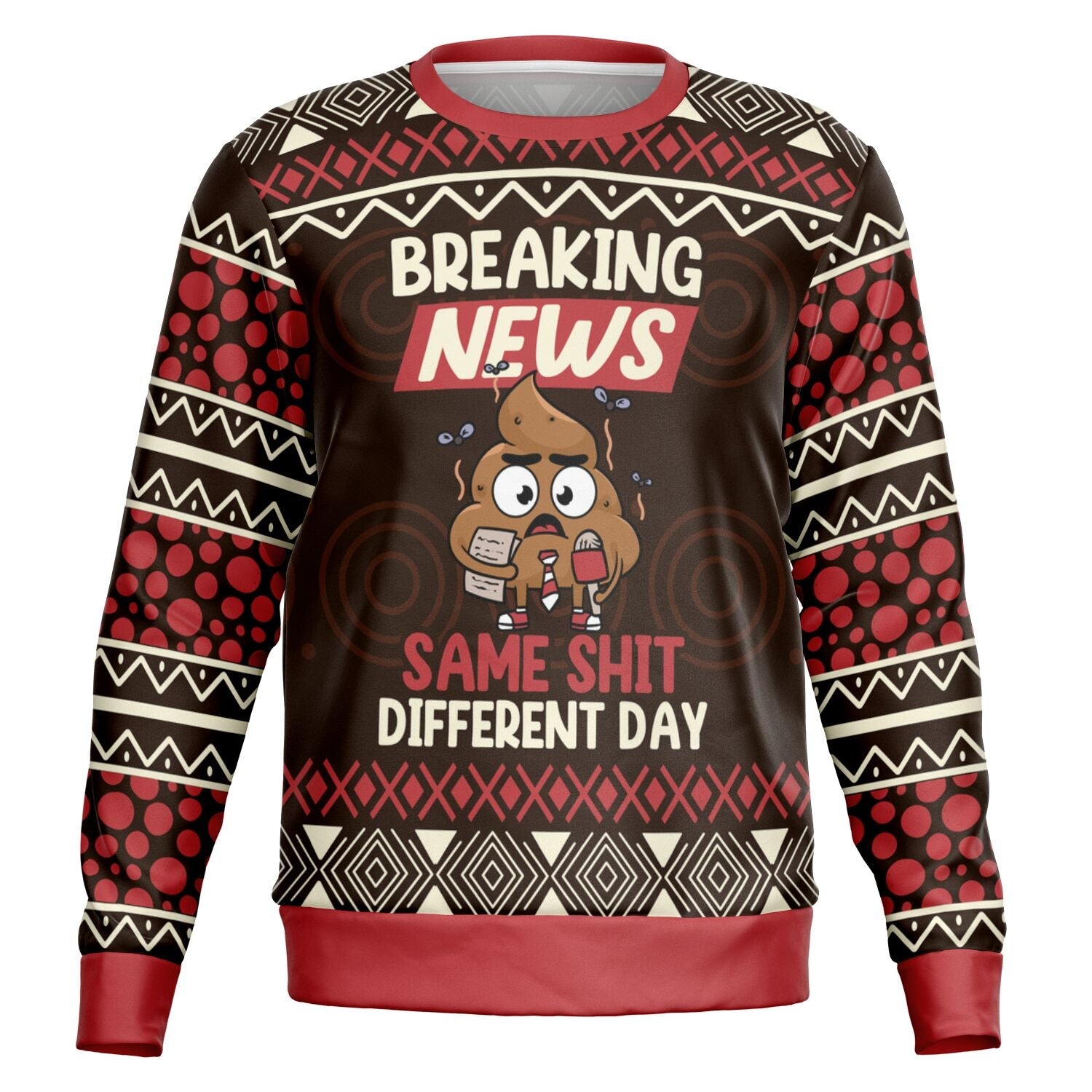 Breaking News: Same Shit Different Day Christmas Sweatshirt