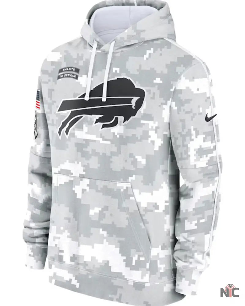 Buffalo Bills Salute To Service Camo 2024 Hoodie