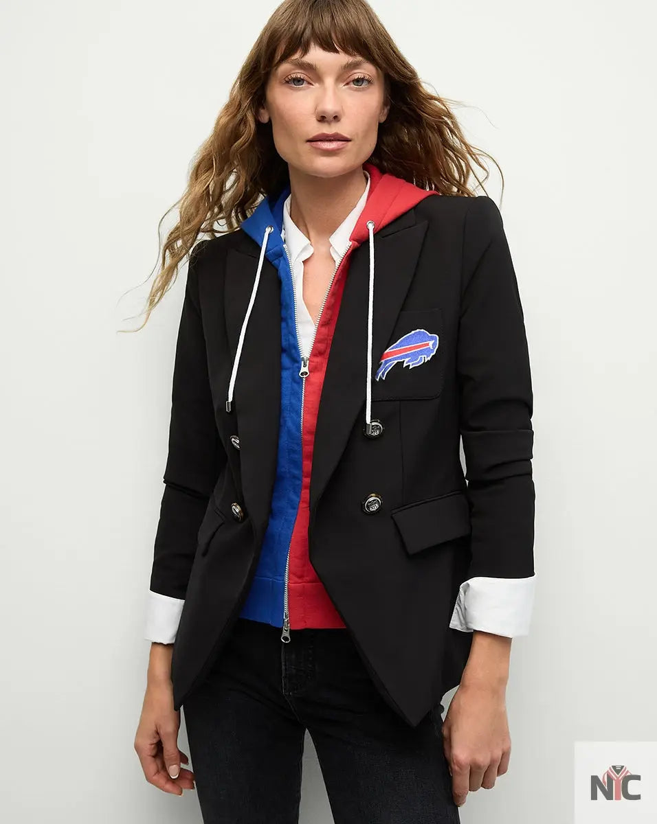 Buffalo Bills Veronica Beard Black Dickey Jacket