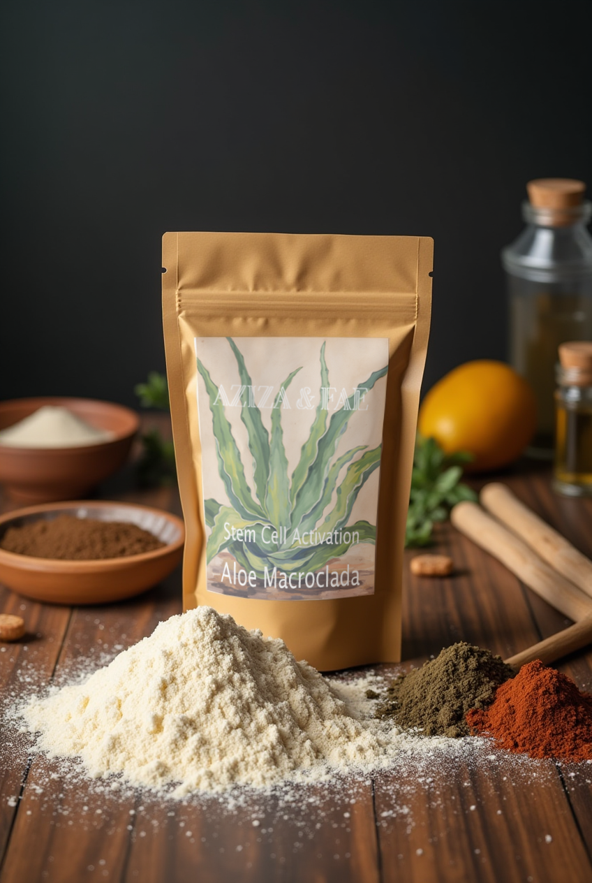 Aloe Macroclada Stem Cell Activation Capsules and Powder