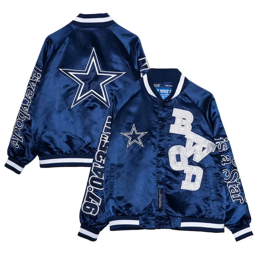 By Way of Dallas Navy Dallas Cowboys Jacket