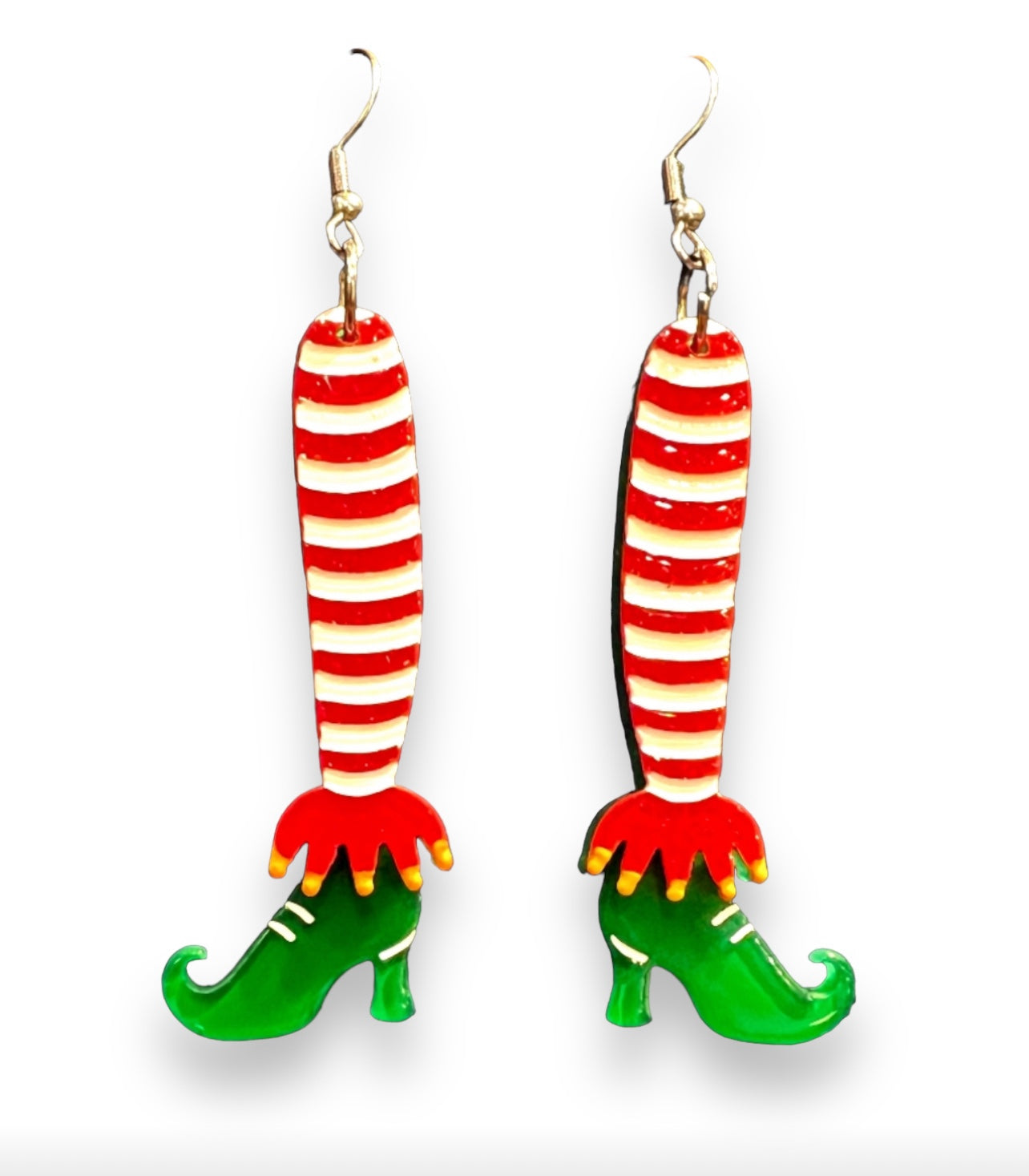 Elfin Around Christmas Fun Earrings by Lipstick &amp;amp; Chrome