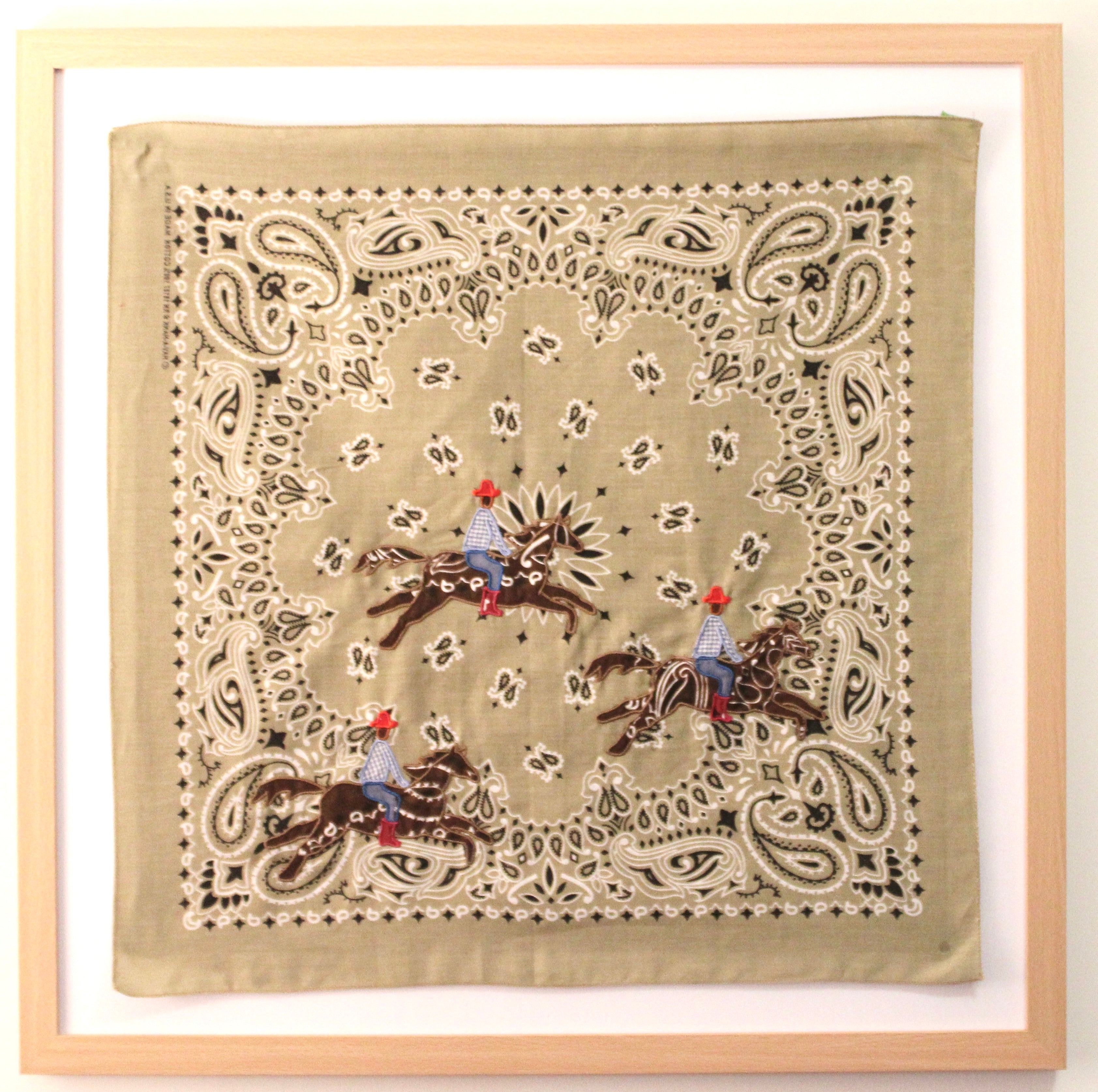 Should&amp;#39;ve Been A Cowboy Embroidered Bandana