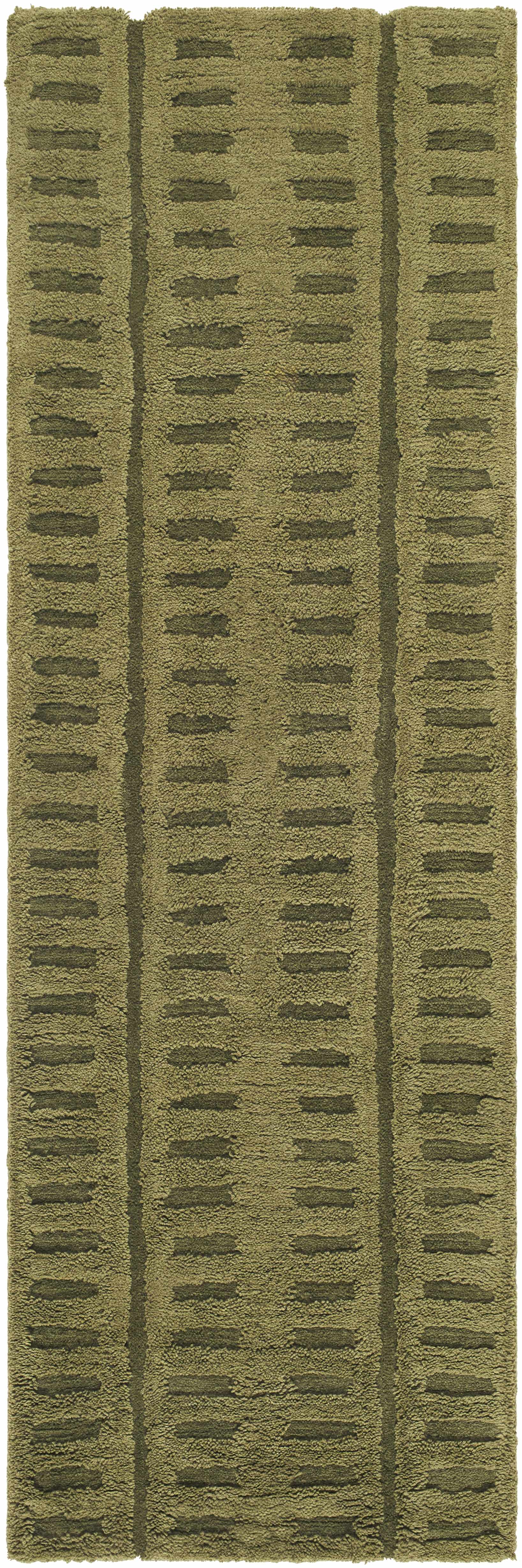 Washable Wool Rug - Green