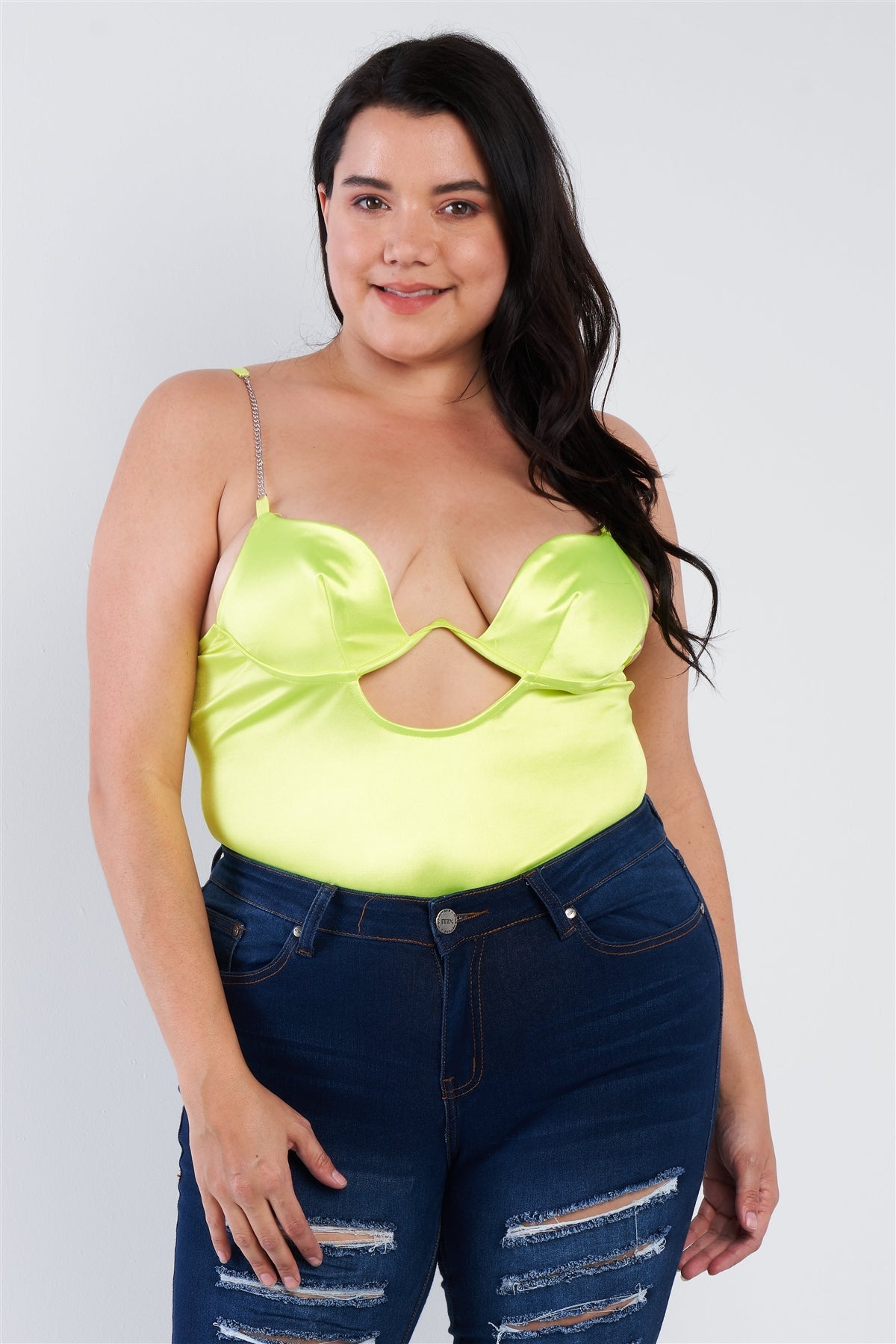 “Your Desire” Neon Yellow Bodysuit