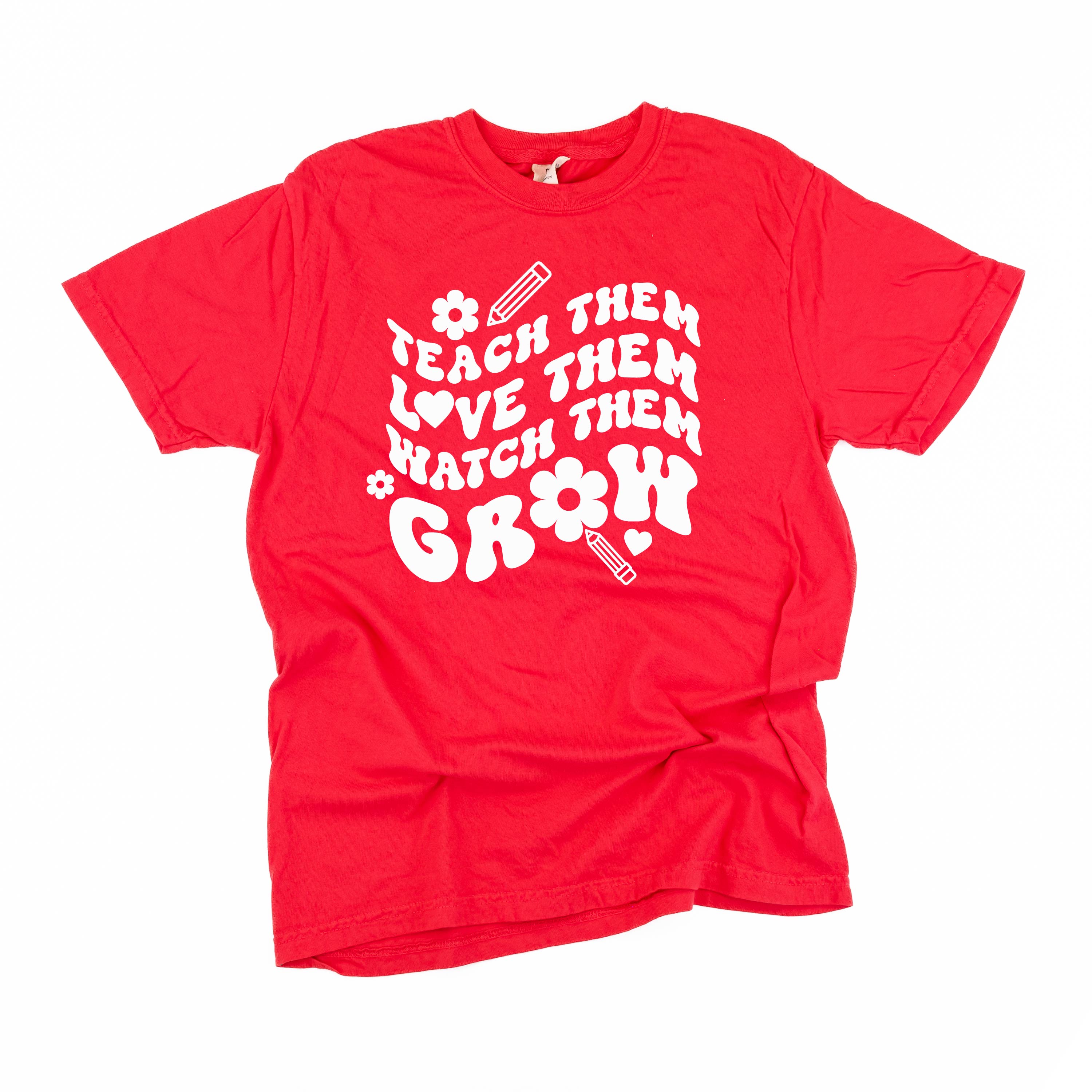 Teach Them Love Them Watch Them Grow (Back to School Version) - Comfort Colors Tee