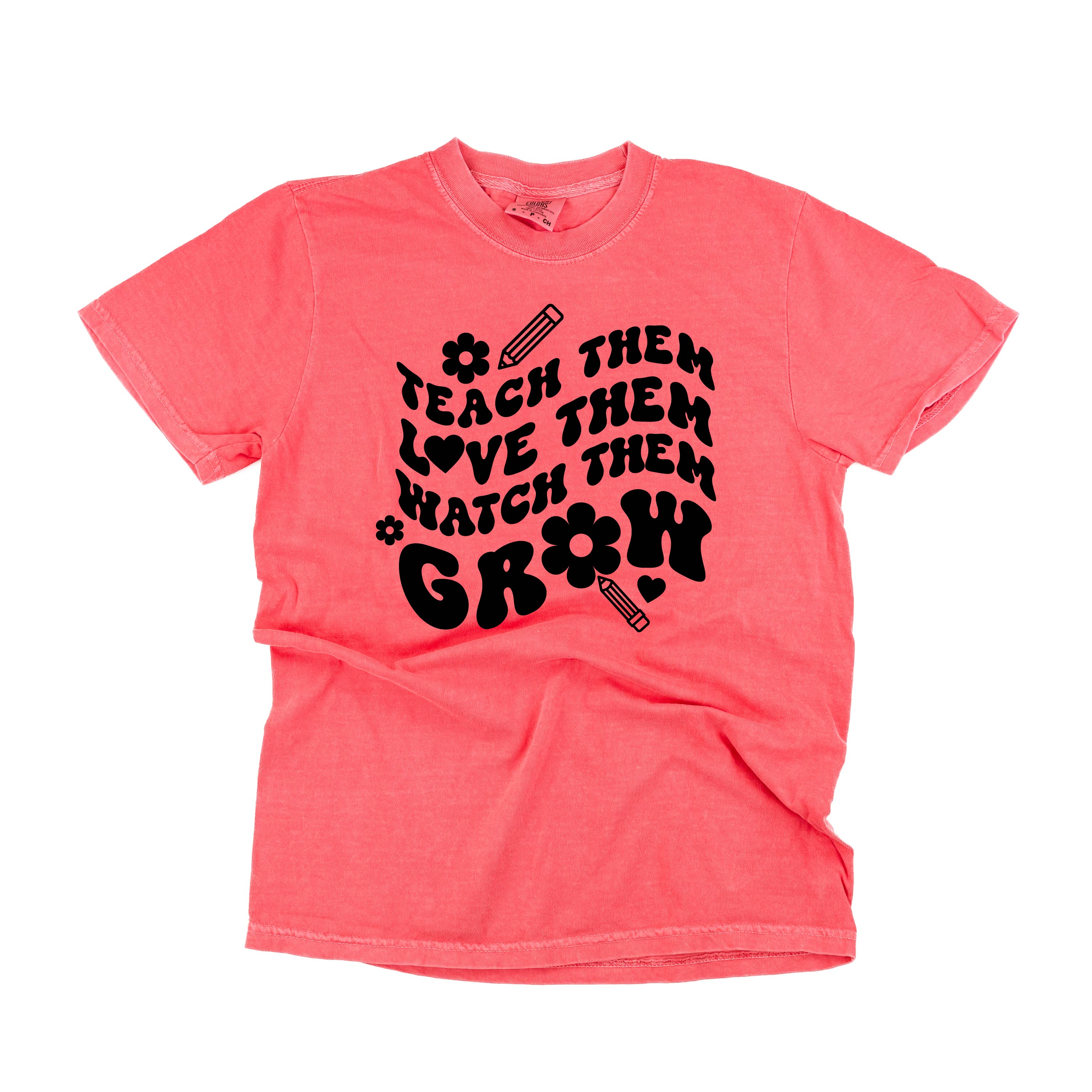 Teach Them Love Them Watch Them Grow (Back to School Version) - Comfort Colors Tee