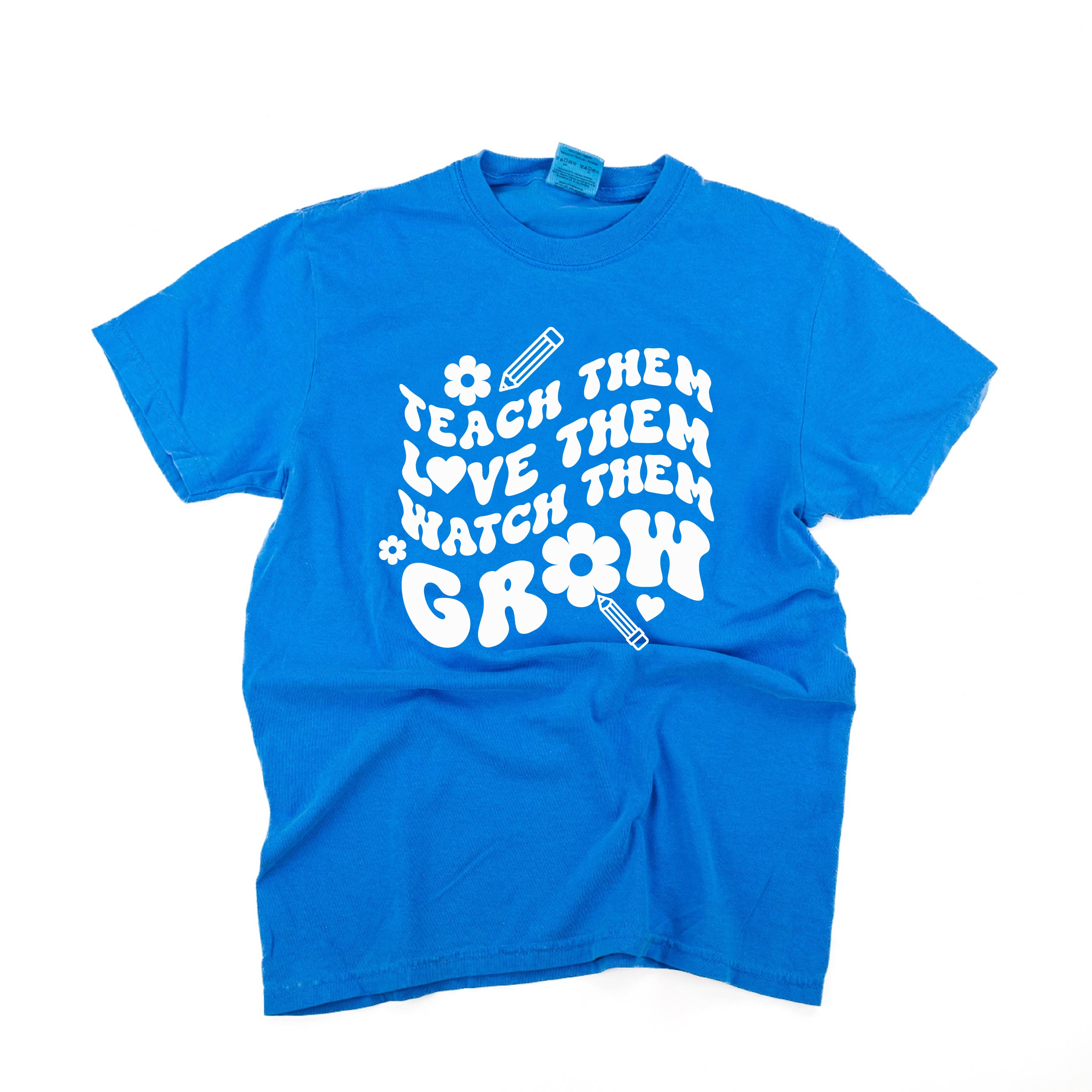 Teach Them Love Them Watch Them Grow (Back to School Version) - Comfort Colors Tee