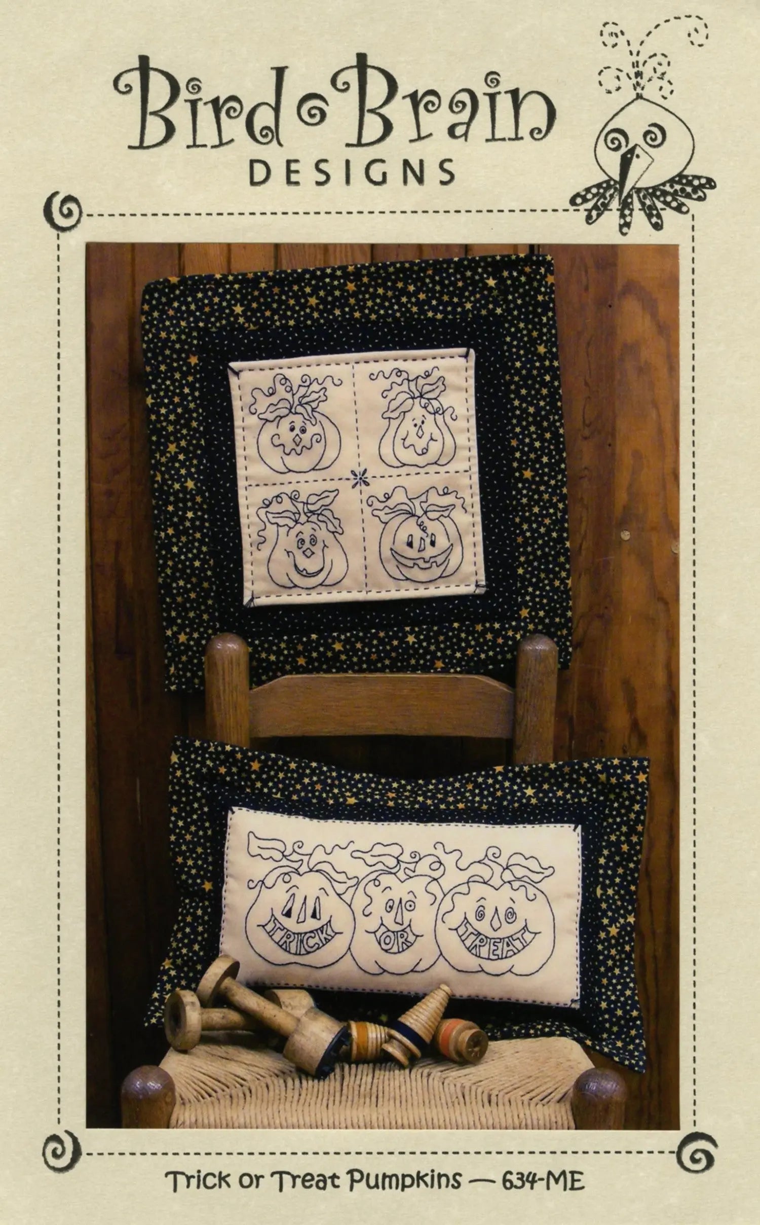 CD Trick or Treat Pumpkins Machine Embroidery