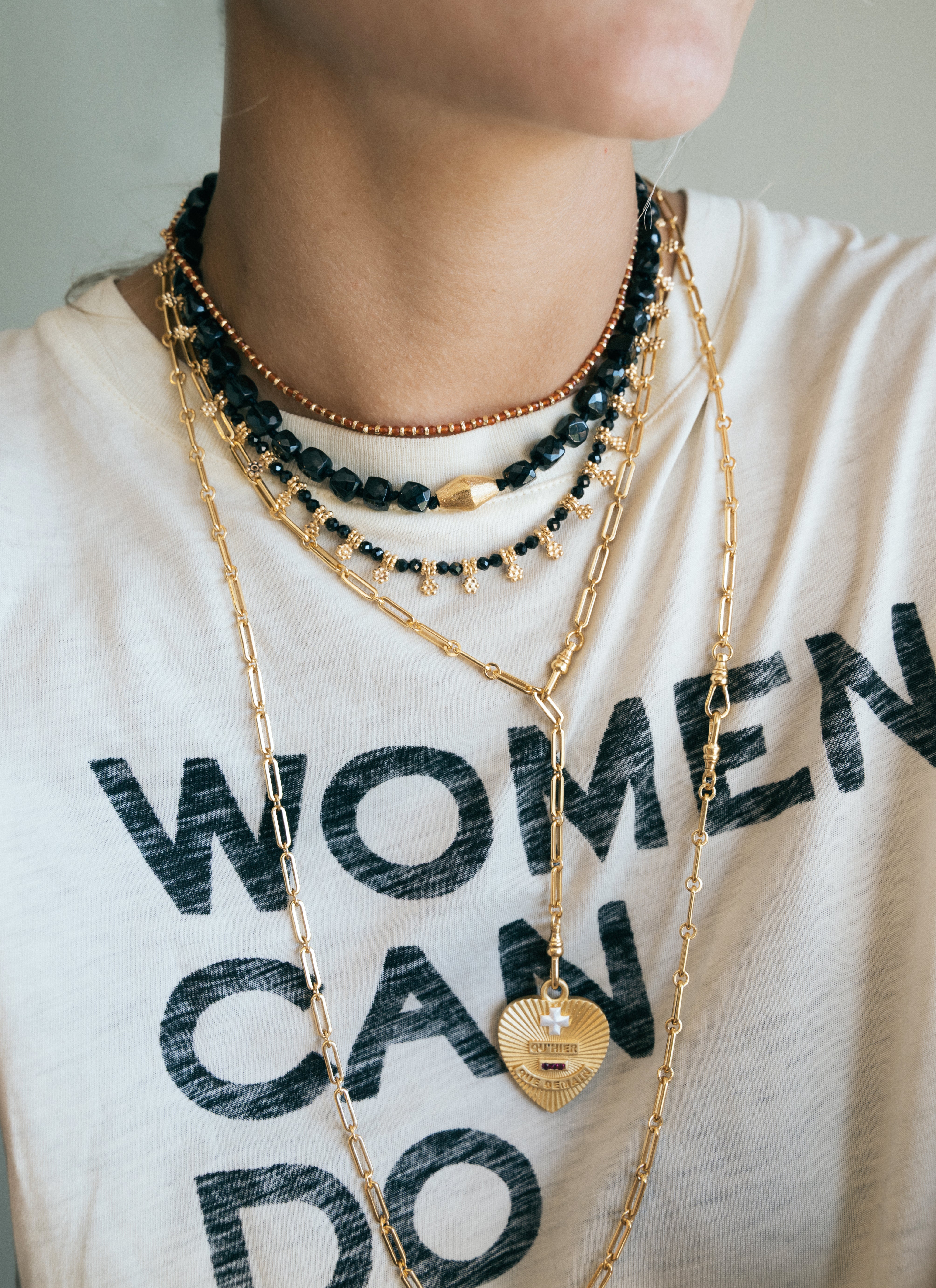 DURGA BLACK NECKLACE