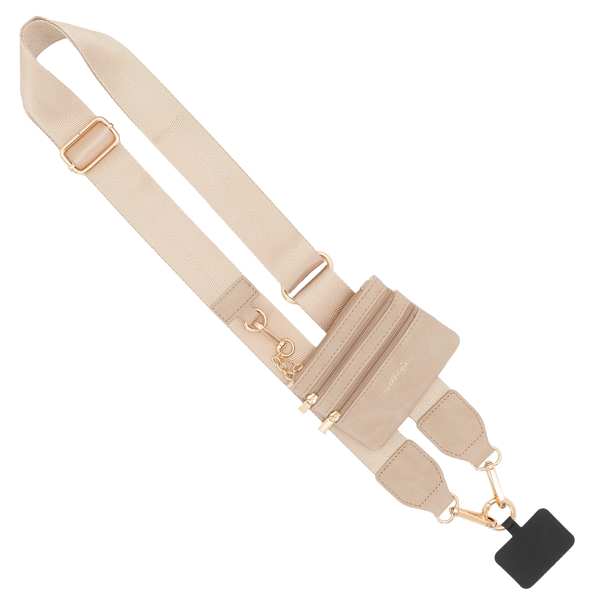 Clip &amp;amp; Go Strap with Pouch - Neutral Collection