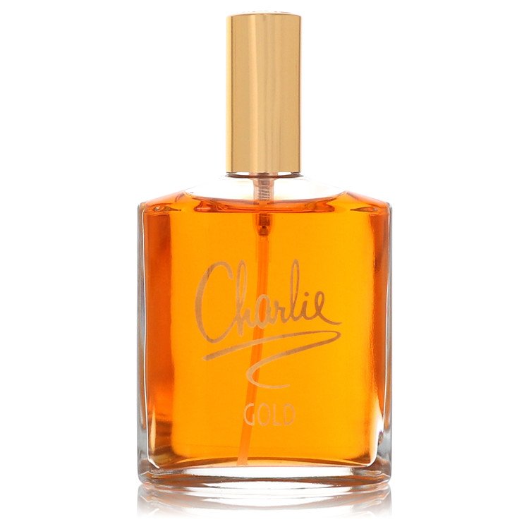 Charlie Gold by Revlon Eau De Toilette Spray (unboxed) 3.4 oz for Women